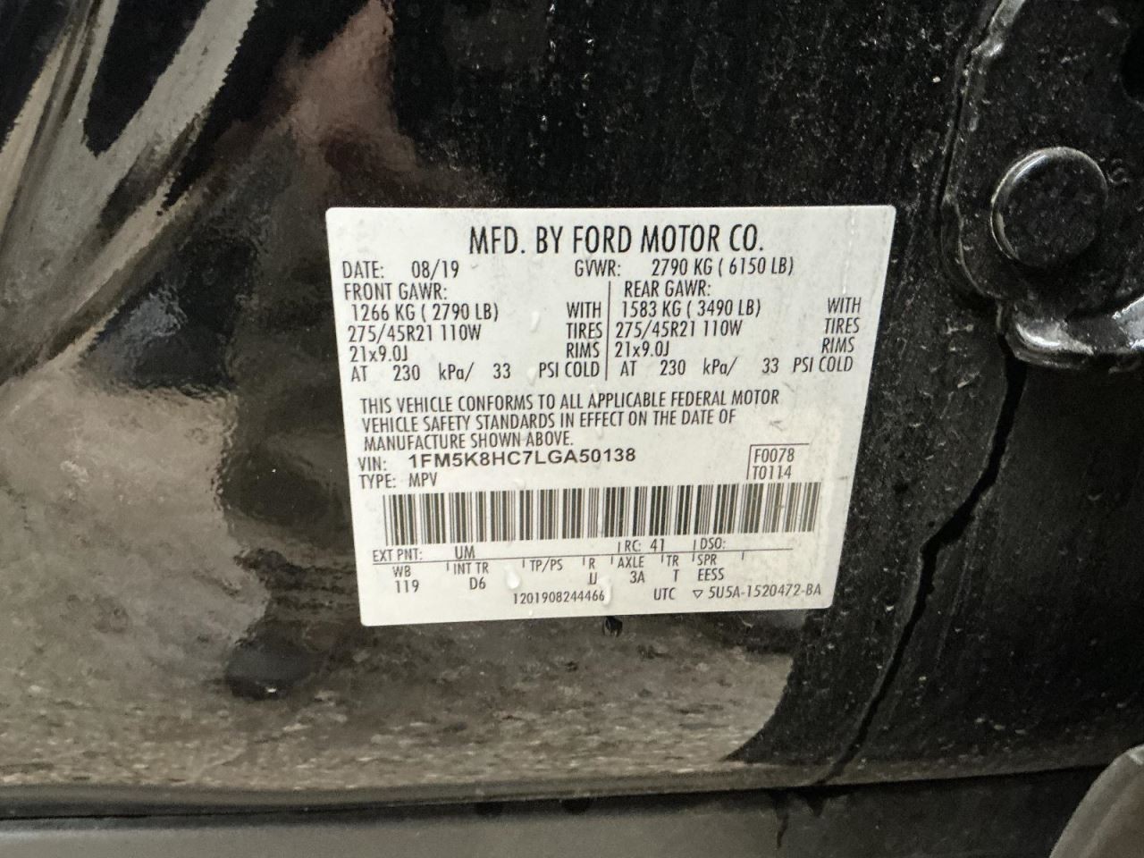 Transfer Case 4WD Fits 20-24 EXPLORER 819809