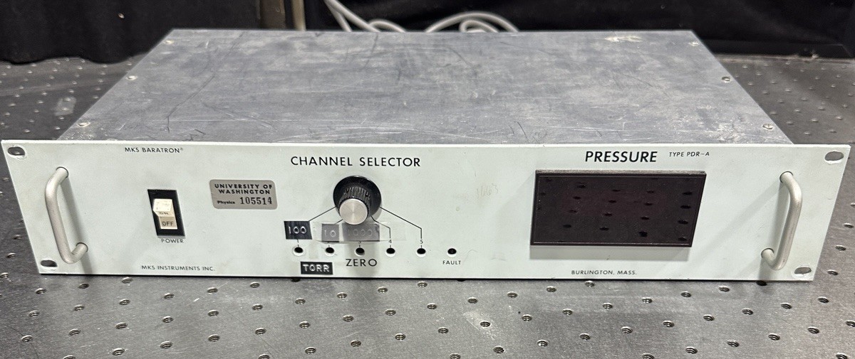 MKS Baratron PDR-3 PS/DVM Pressure Meter Vacuum Gauge Controller For Parts
