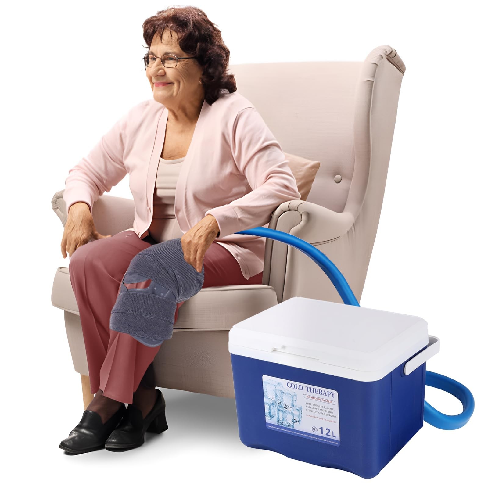 Cold Therapy Machine, Ice Therapy System for Shoulder and Knee After Surgery ...