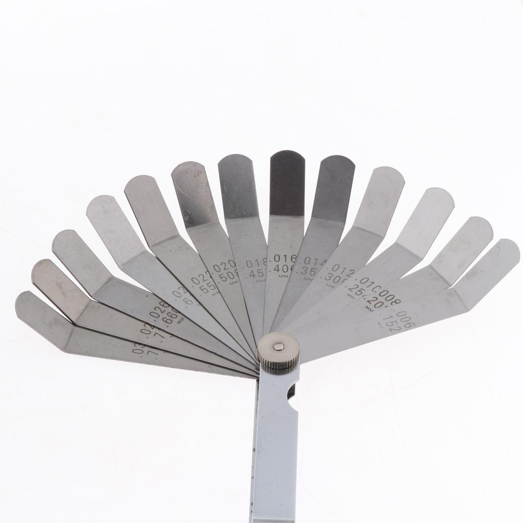 Offset Feeler Set, for Measuring Width or Thickness -