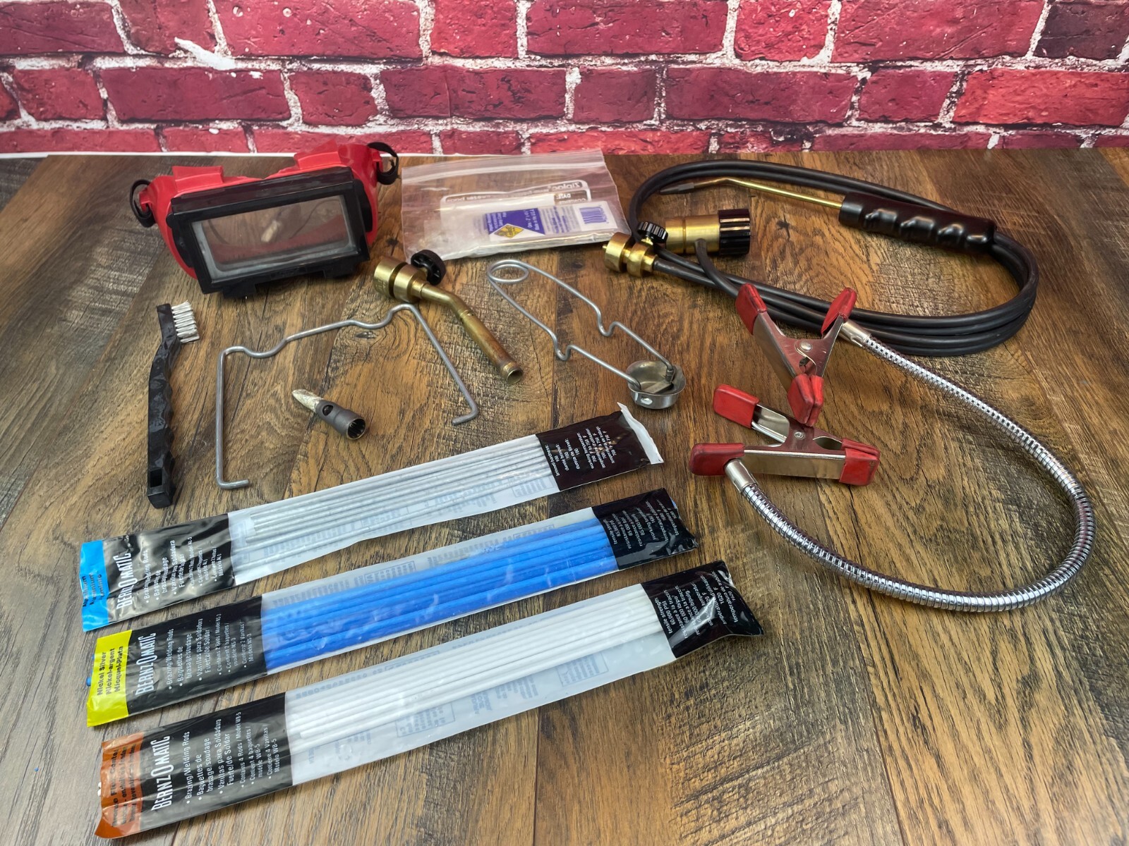 VINTAGE ASSORTED Lot - BERNZ-O-MATIC WELDING TOOLS RODS TORCH EQUIPMENT & More