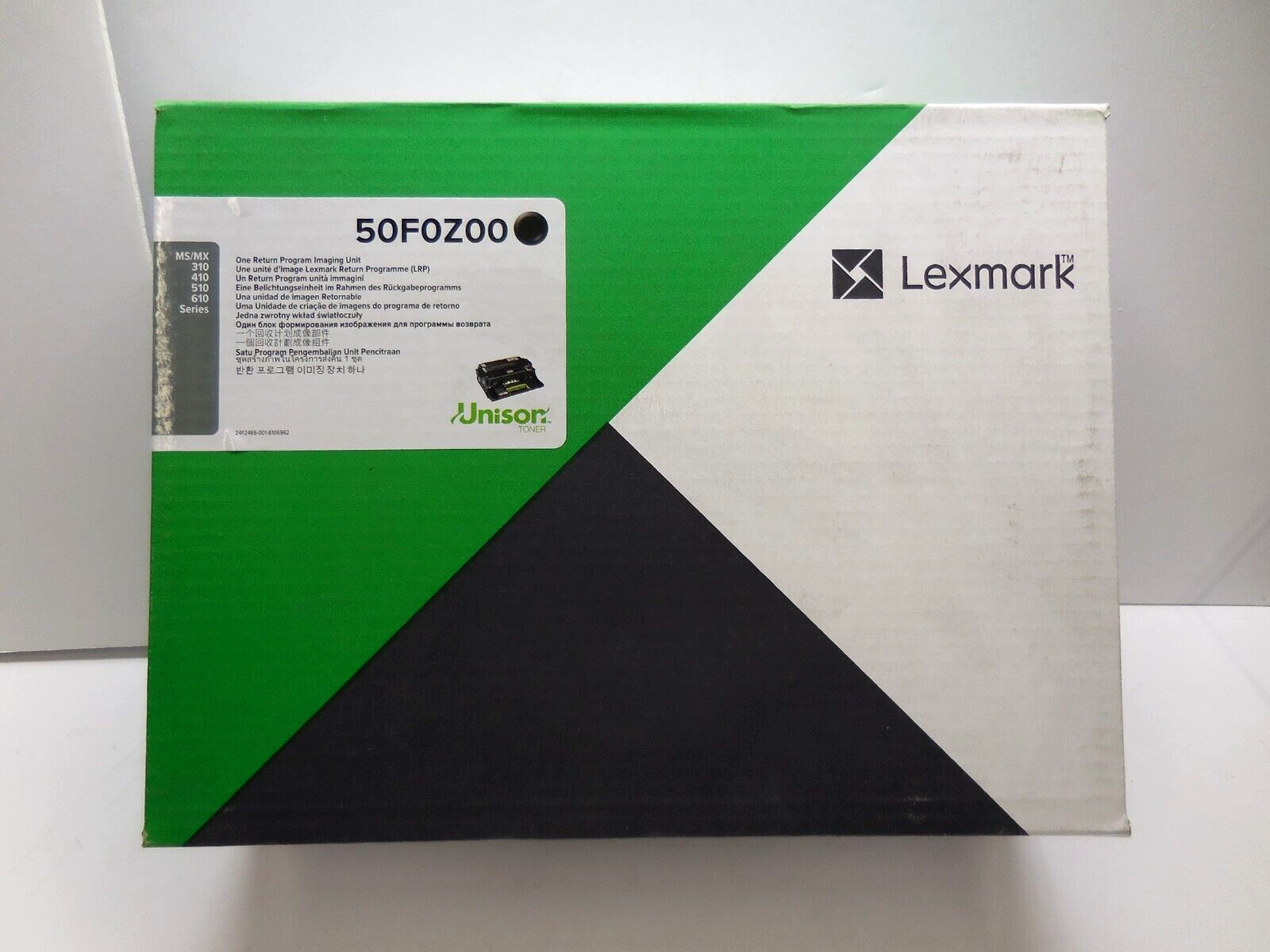 New Sealed Genuine OEM Lexmark 50F0Z00 Imaging Unit MS/MX 310 410 510 610