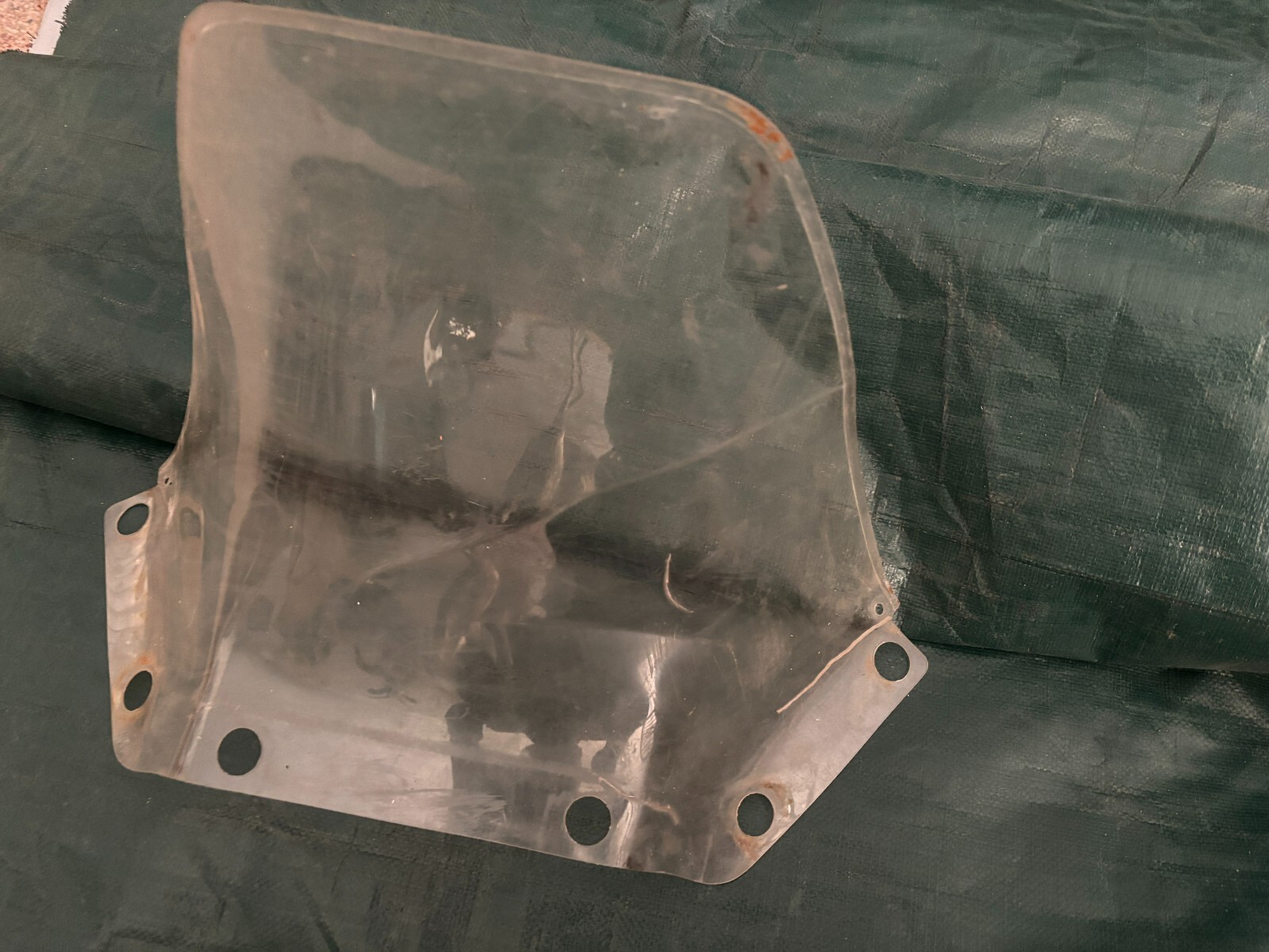 1989 Yamaha Exciter EX570 Snowmobile Windshield Cracked
