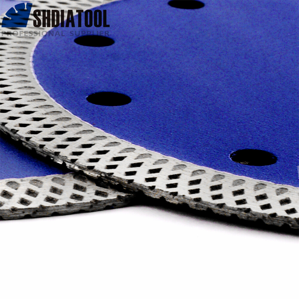 2pc Mesh Saw Blade Diamond Turbo Disc Tile Ceramic Cutting Wheel Angle Grinder