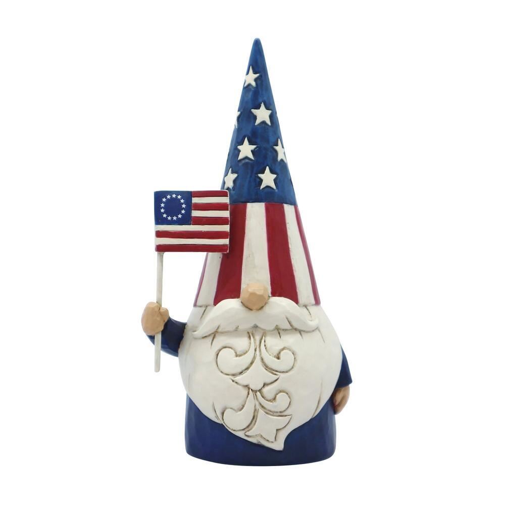 Jim Shore Heartwood Creek American Gnome Figurine 6008419