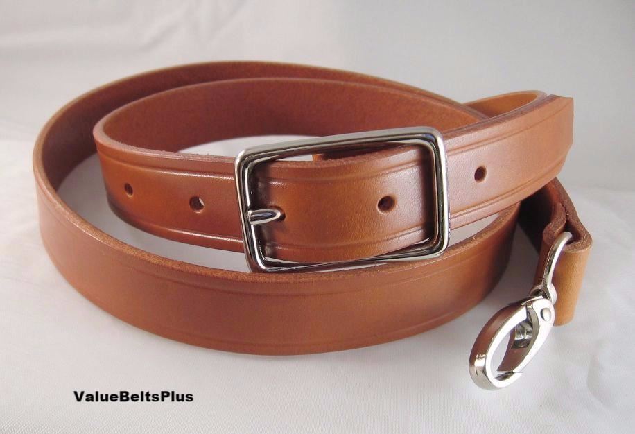 5/8" Cowhide Leather Adjustable Cross Body Purse Hand bag Replacement Strap