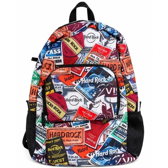 Hard Rock Hotel Colorful Badge Print Backpack - Multi