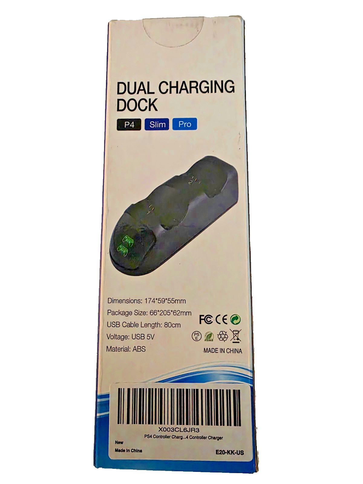 Beboncool E20 PS4 Dual Charging Dock for wireless controler