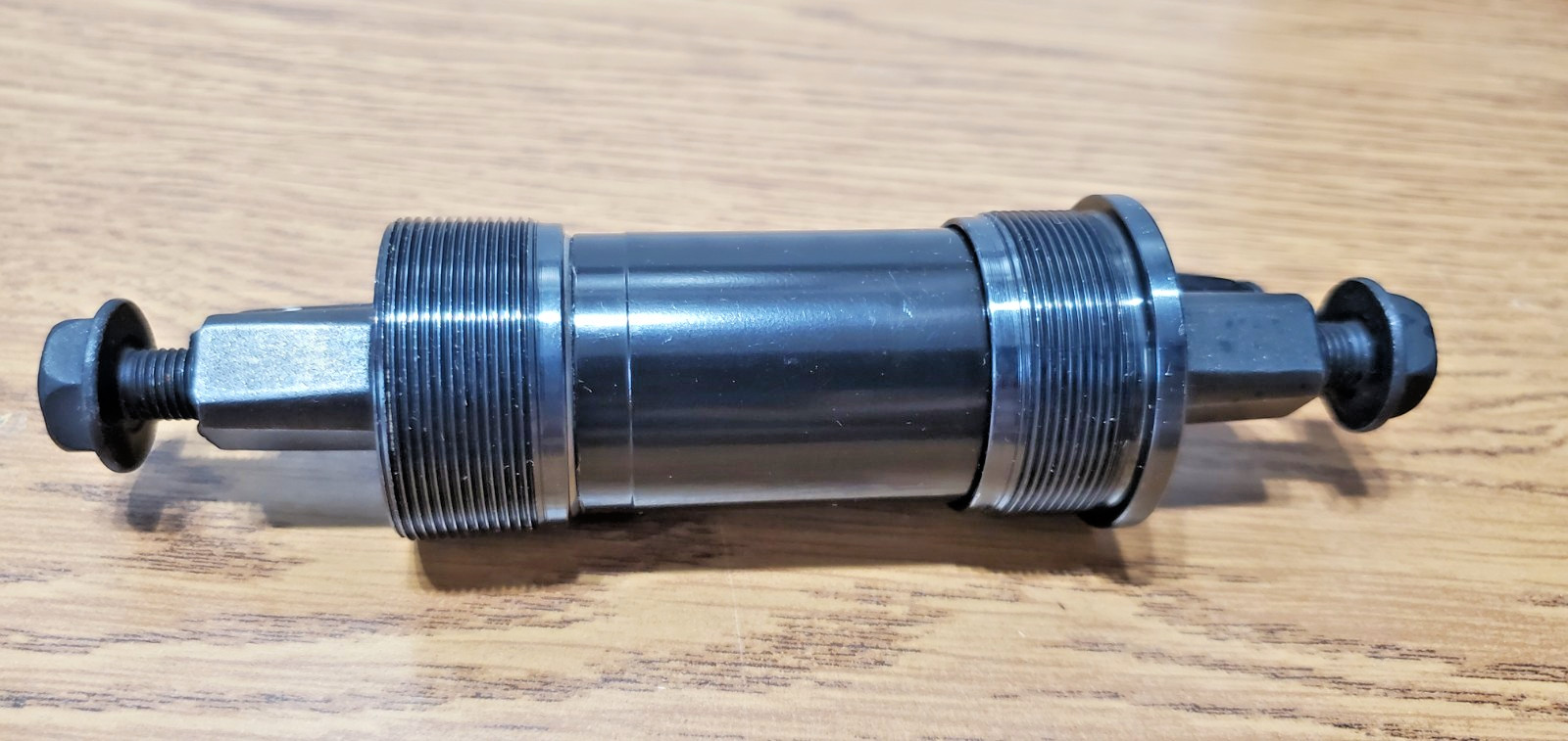 Bottom Bracket Cartridge Square Set 73mm 122.5mm Black