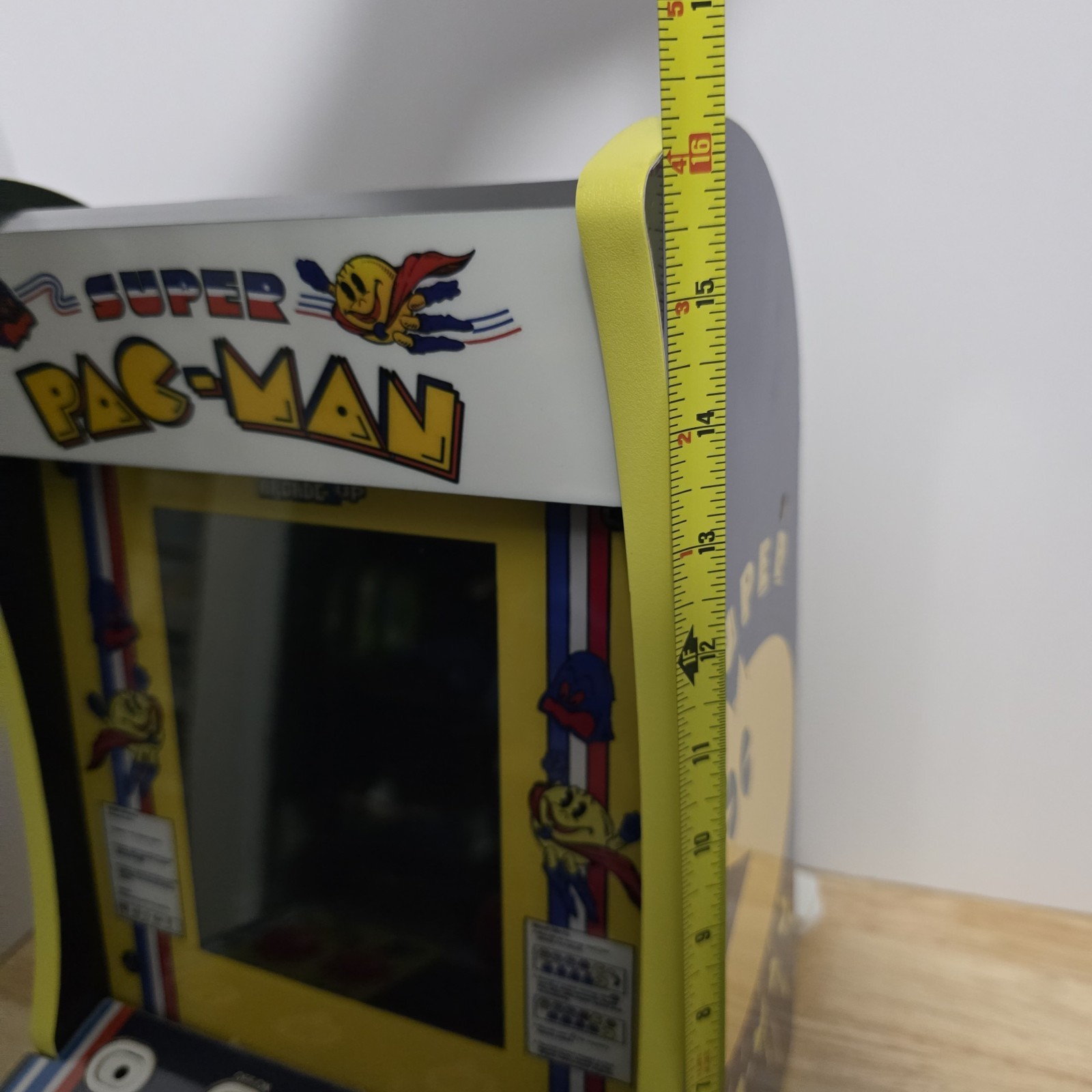 Arcade1Up Super Pac-Man Countercade Mini Arcade Game Tested Working Retro
