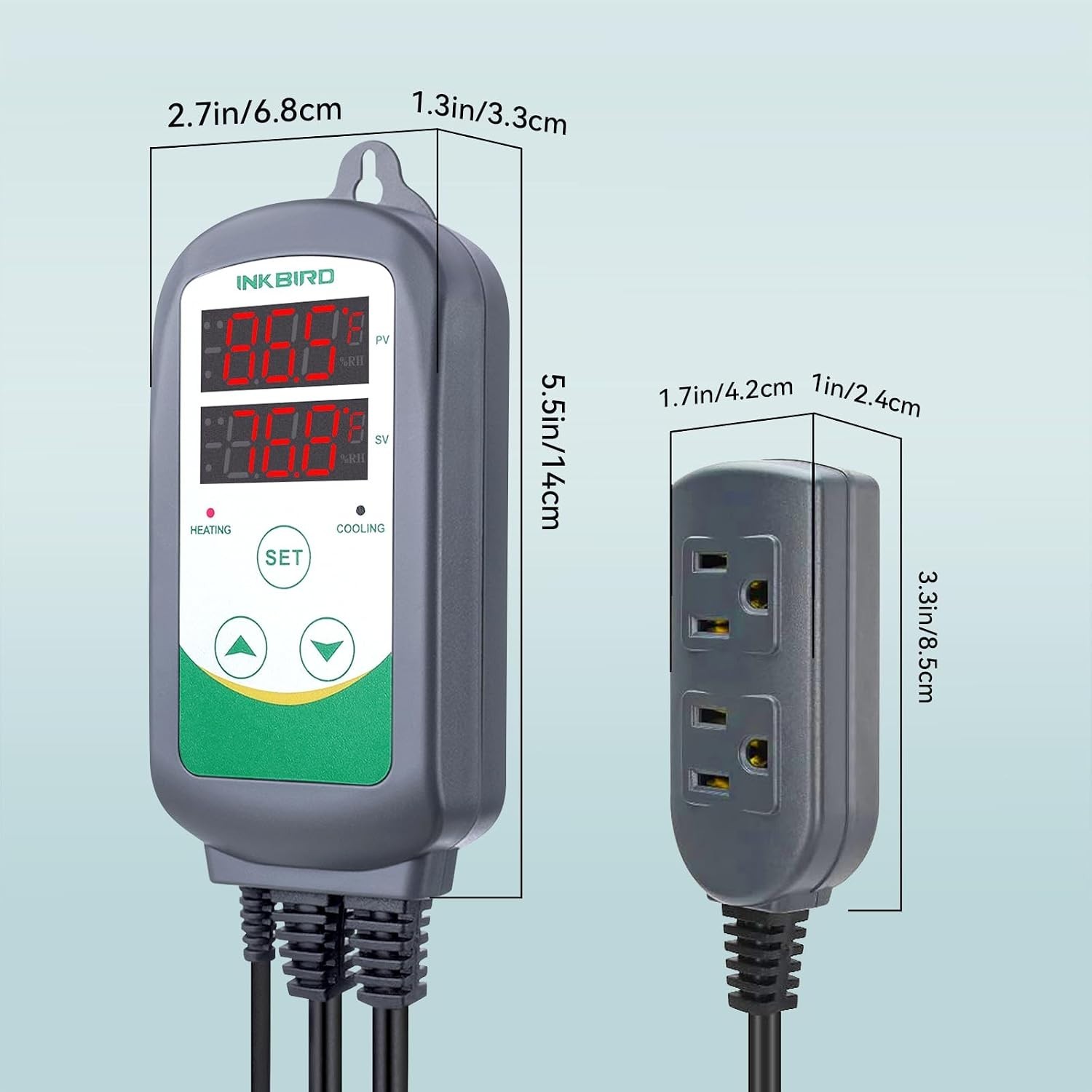 ITC-308 Digital Temperature Controller for Refrigeration and Heating