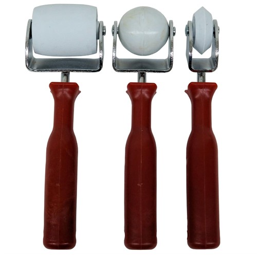Polyvance 6148 Bumper Dent Removal Roller Set, 3-Piece Kit for Plastic Bumper