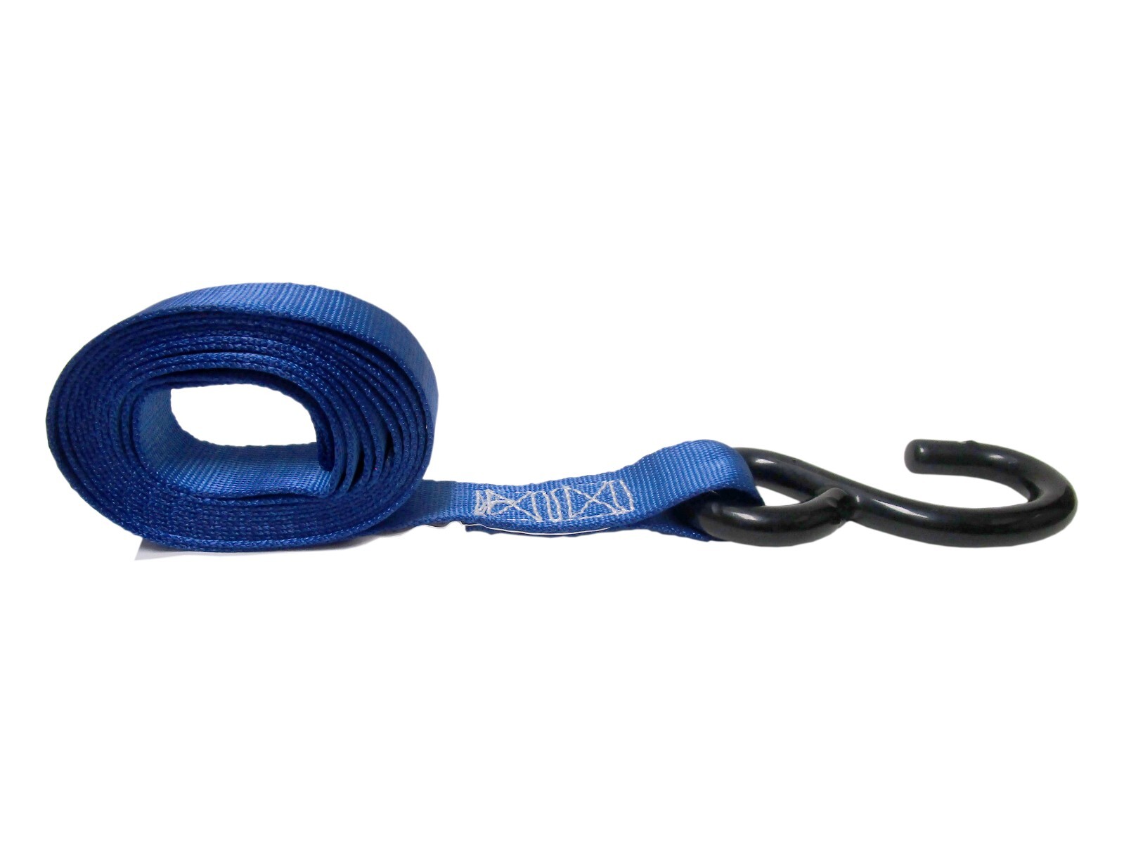 1" x 12' FT Tie Down Strap Ratchet with S Hook for Cargo Transport 2 Pack