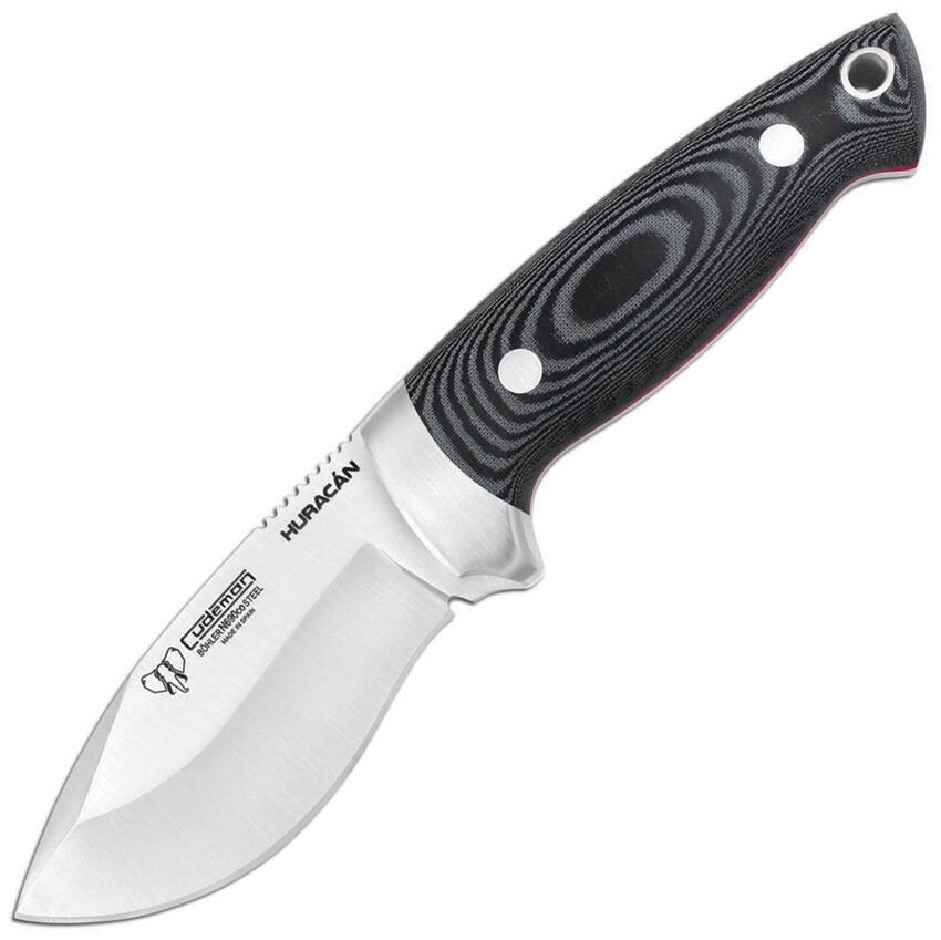Cudeman Huracan Fixed Blade Knife Bohler N690 Stainless Blade Micarta Handle