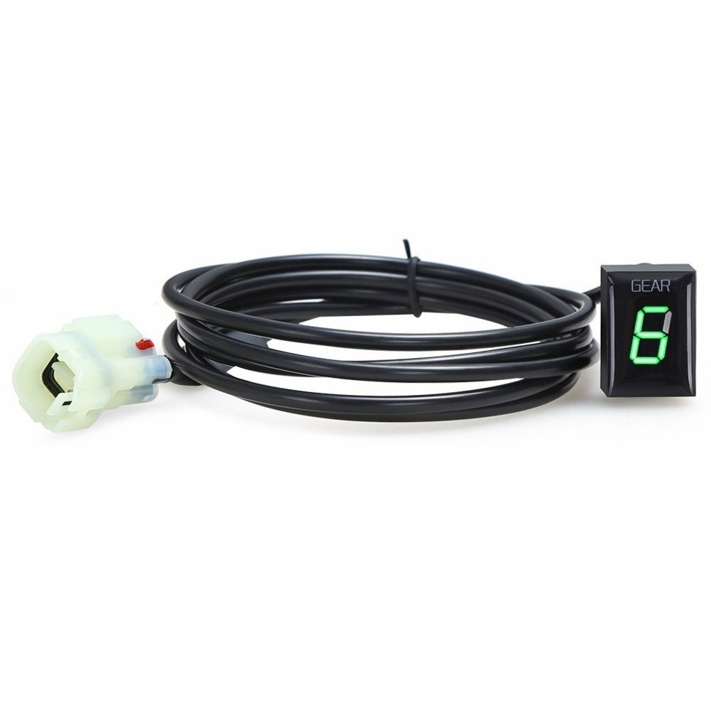 Motorcycle Gear Indicator Green LED for Kawasaki Ninja Z250 VN900 KLE650 Versys Teyx4