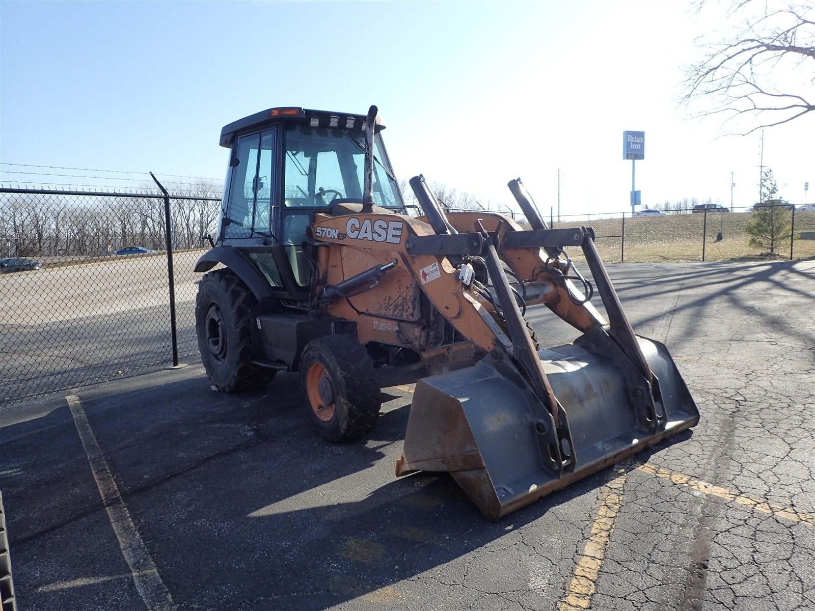 2021 Case Construction 570N EP 4x4 Skip Loader Enclosed Cab Tractor