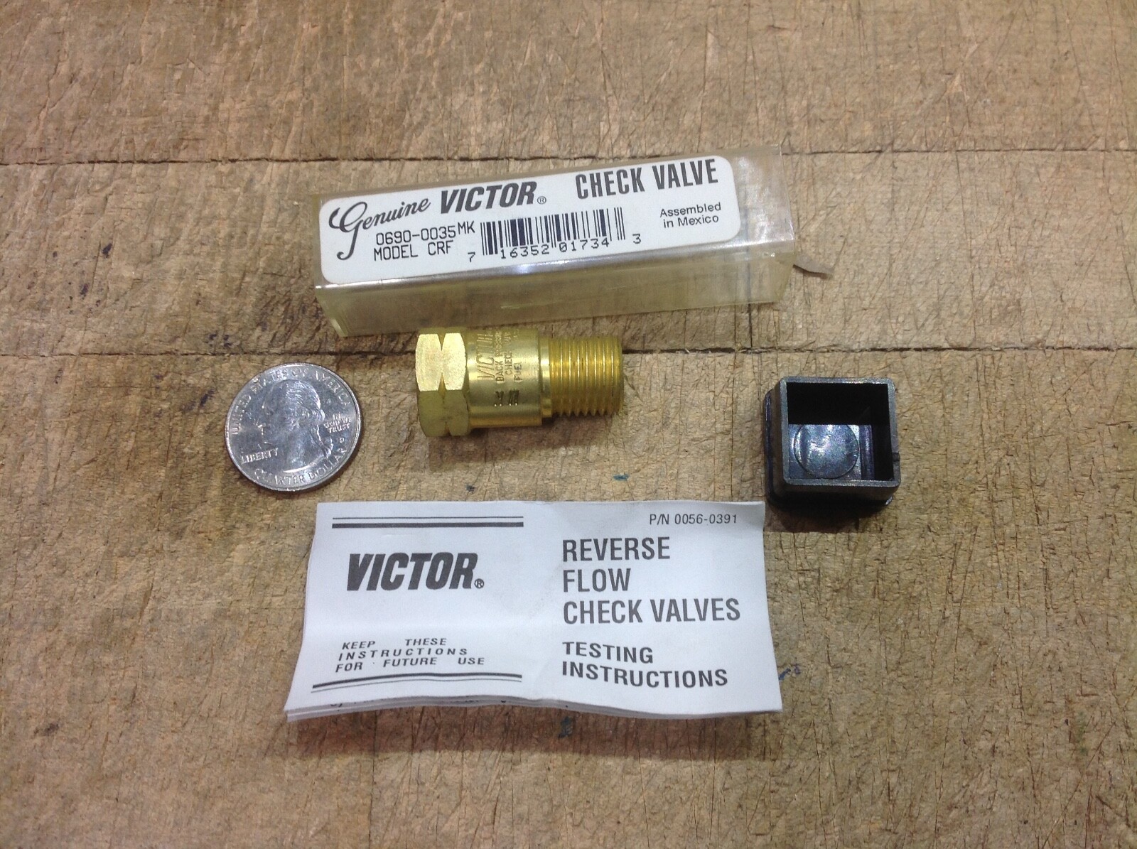Victor Check valve 0690-0035MK Model CRF New Miller gas welding shop weld torch