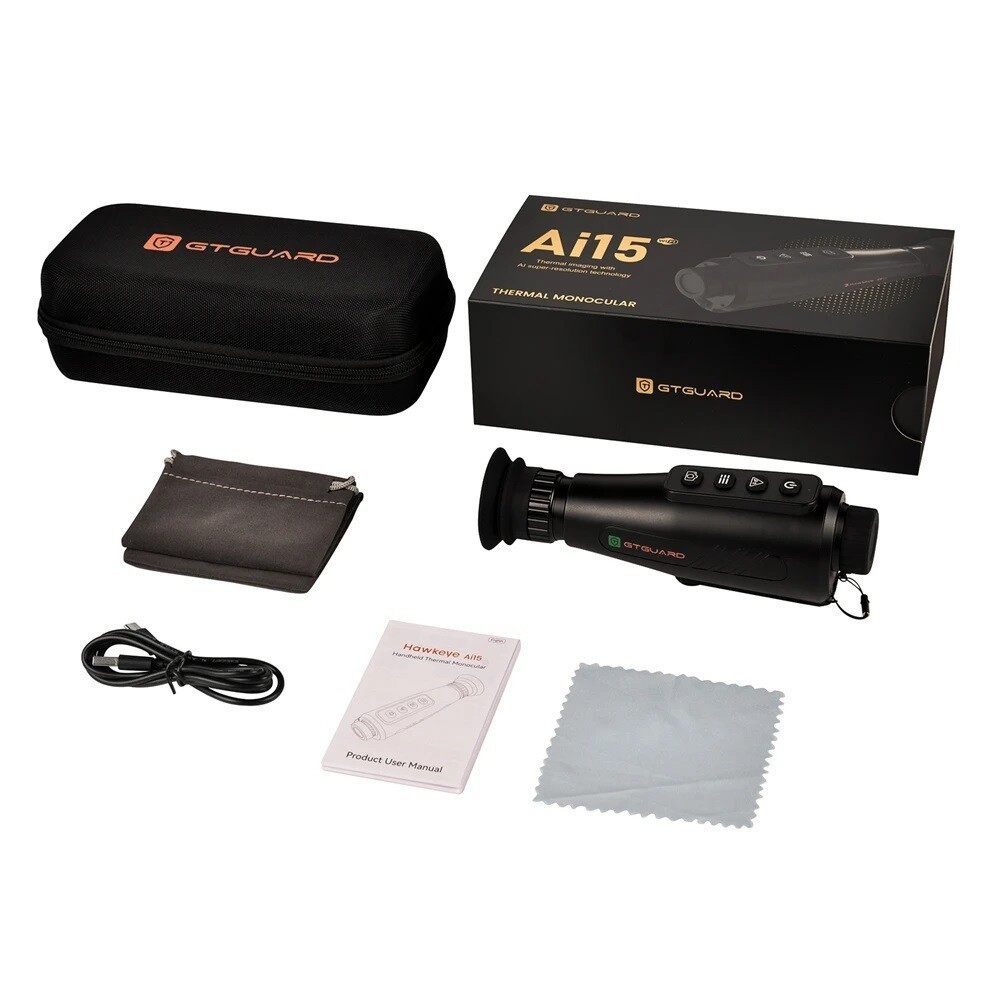 Thermal Monocular AI 384*288 15mm Lens Thermal Night Vision Hunting Camera Scope