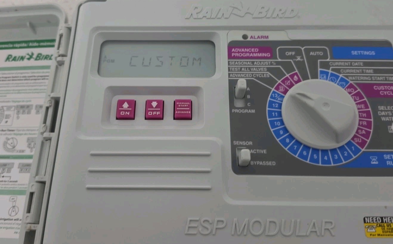 RainBird ESP- Modular Indoor 4 Zone Sprinkler Irrigation Controller READ