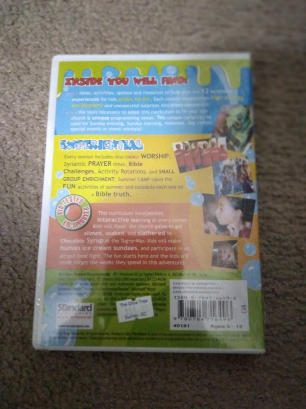 SUMMER CAMP CD-ROM BY TRACY CARPENTER. GRADES 1ST-6TH 