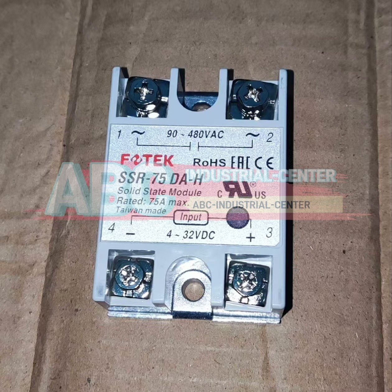 1PCS New FOTEK SSR-75DA-H Solid State Relay#
