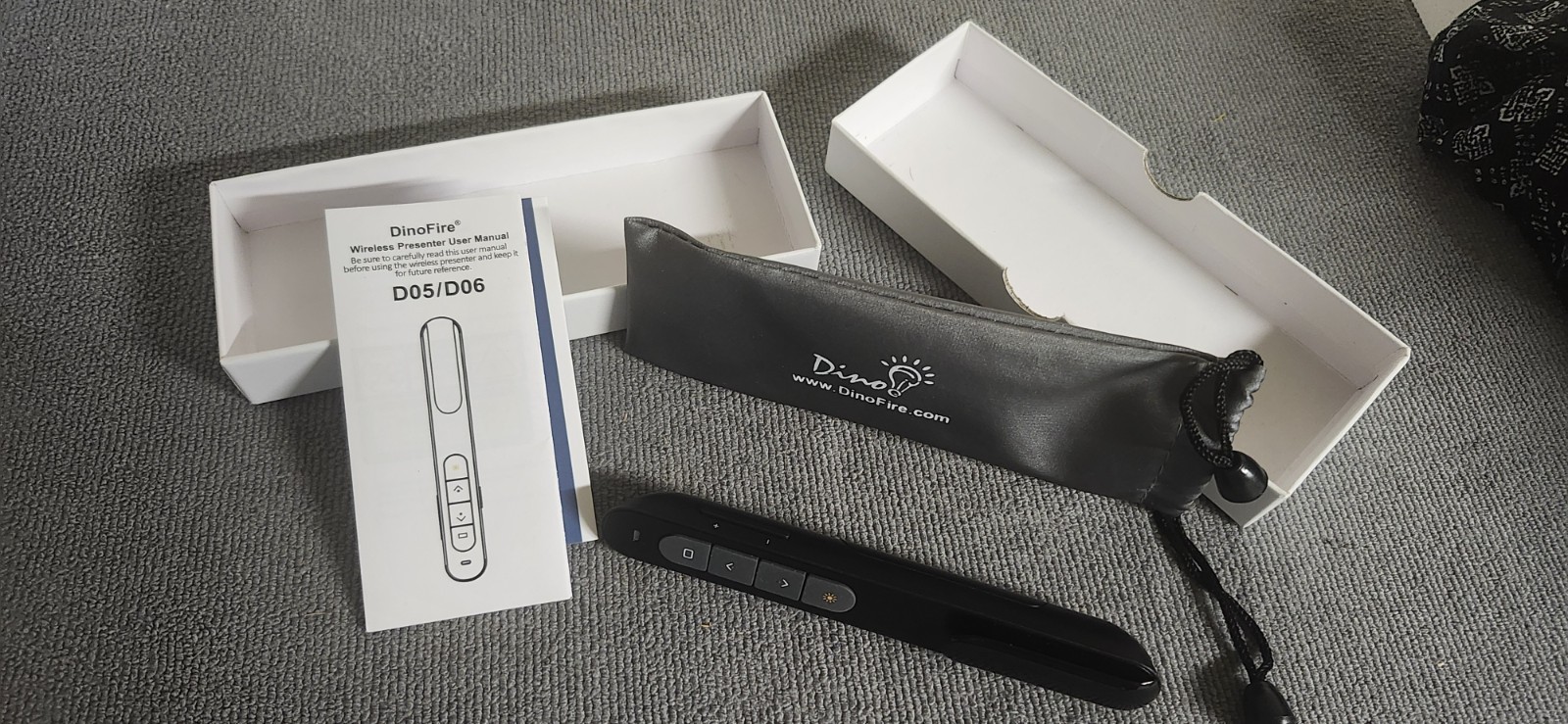 DinoFire Wireless Presenter Support Hyperlink Volume Control RF 2 4GHz