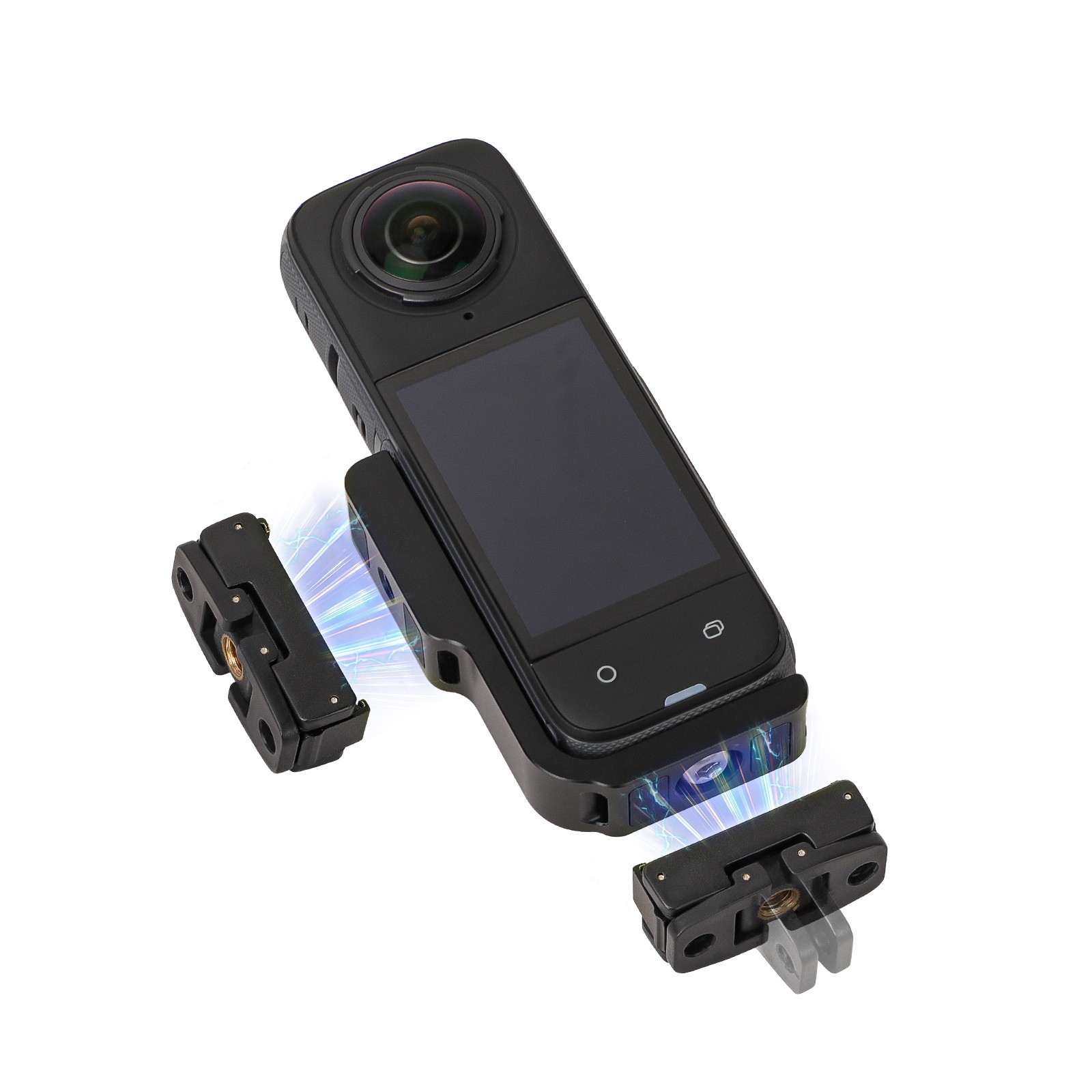For Insta360 X4 horizontal vertical L-type conversion bracket magnetic adapter