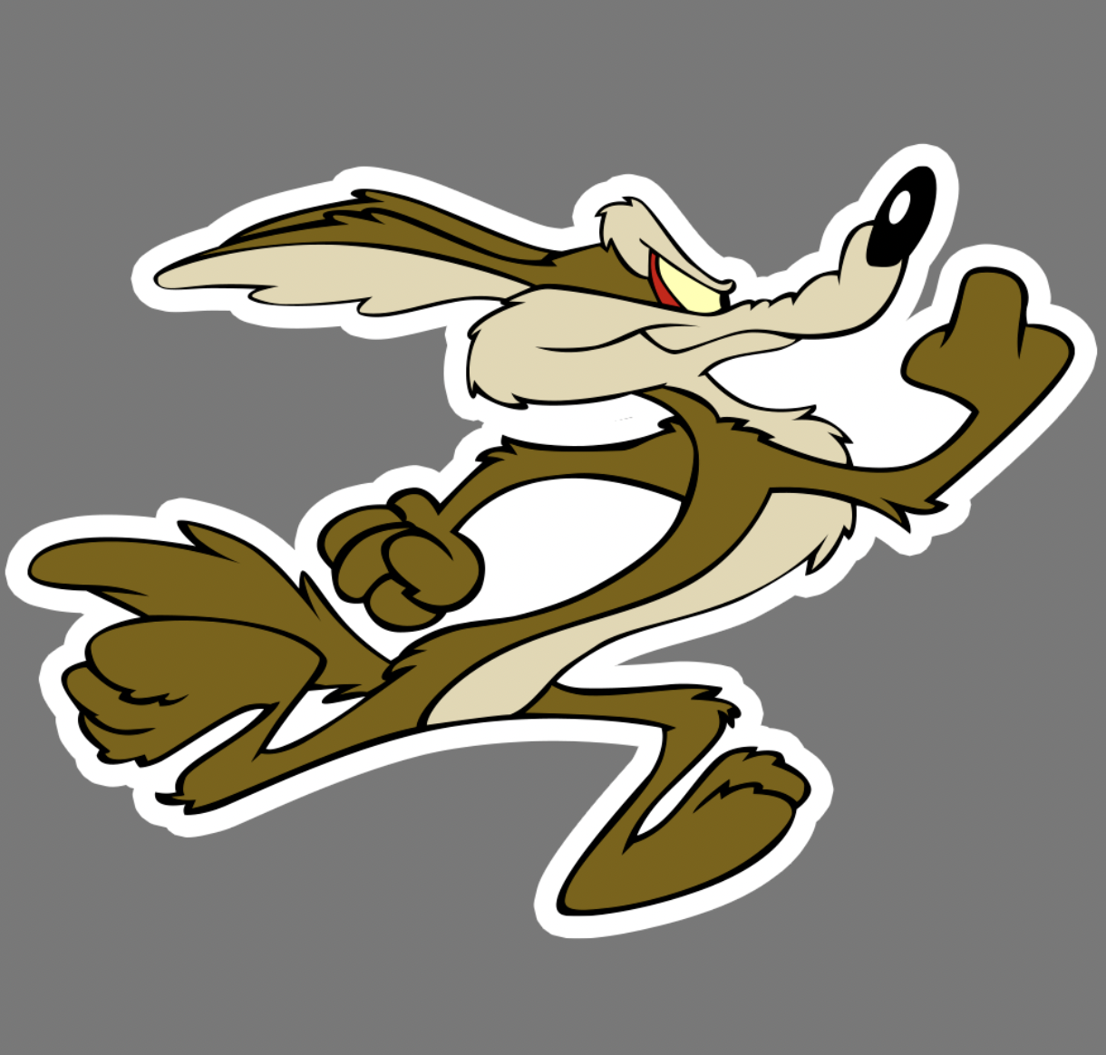 Car Magnet - Wile E Coyote Cartoon - MAGNET