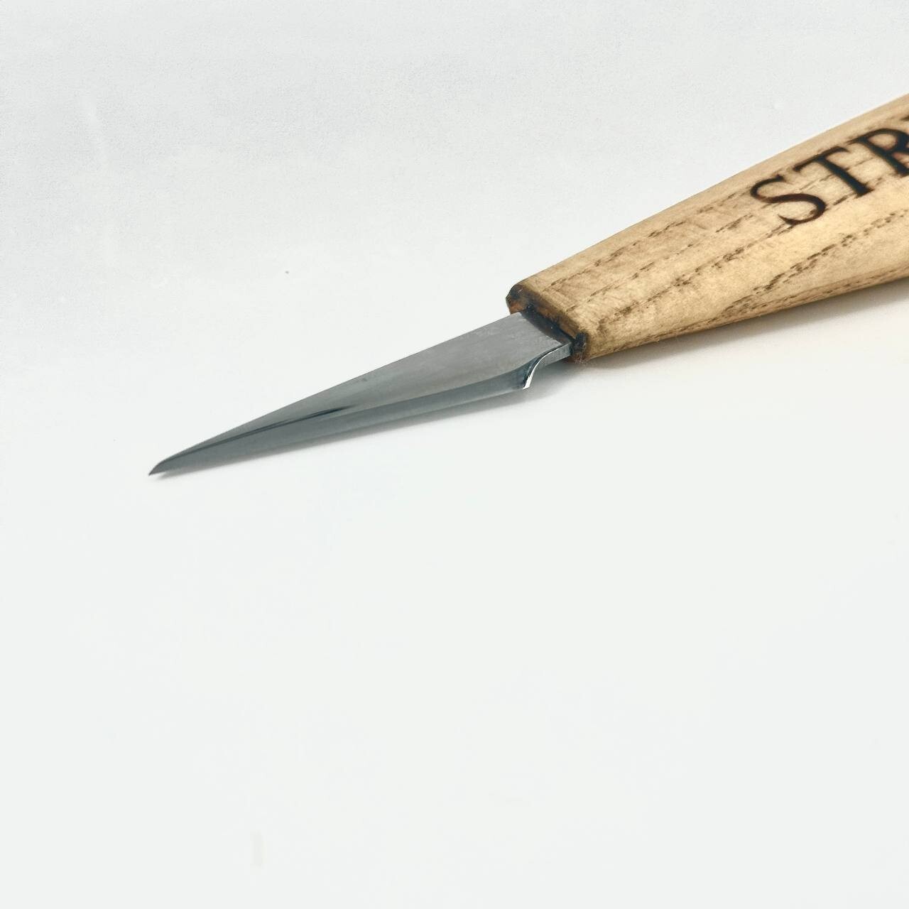 Wood carving knife, Detail knife for carving, Delicate hand forged knife STRYI