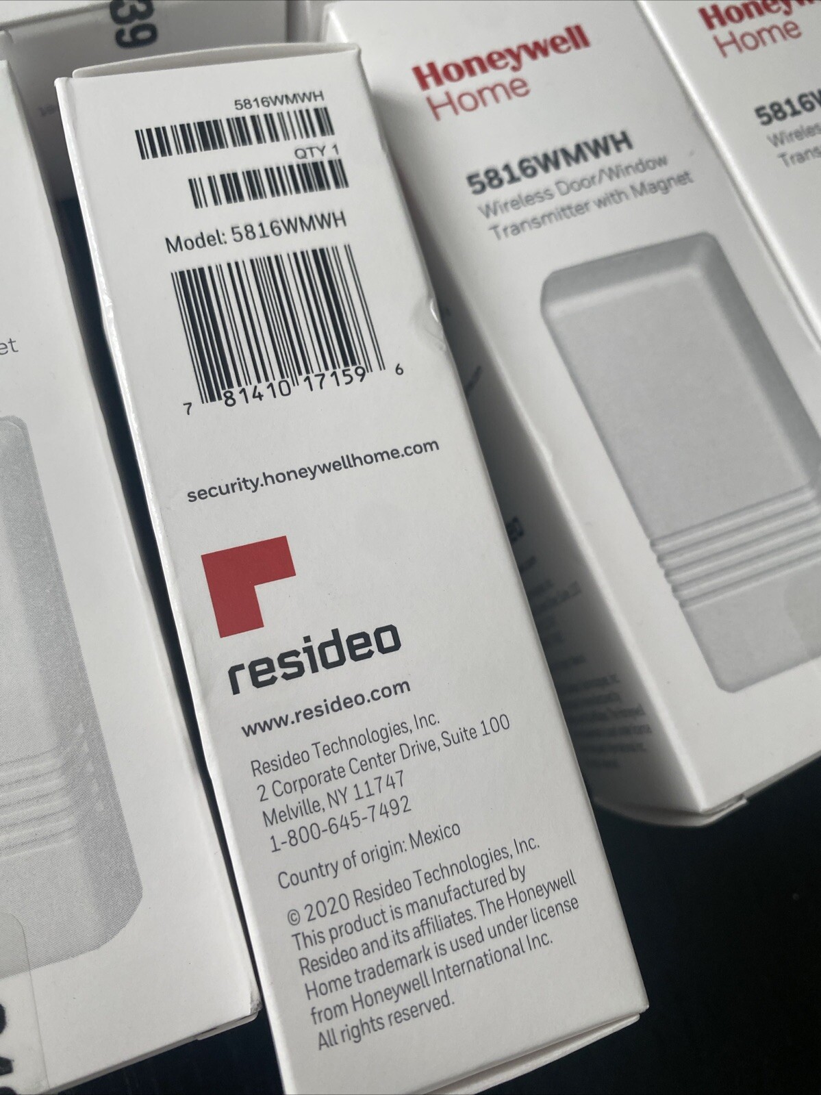 BRAND NEW Honeywell Resideo 5816 x5 Wireless Door/Window Transmitter W Magnets