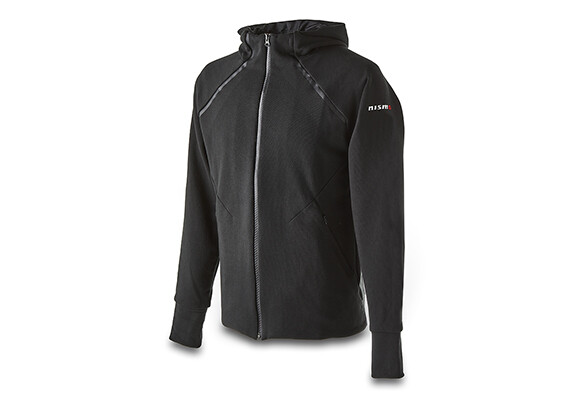NISSAN PREMIUM ZIP-UP HOODIE BLACK L FASHION GOODS KWA0350K33BK