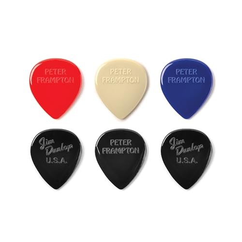 Peter Frampton Vintage Jazz Teardrop Pick - 6 Pack From Japan