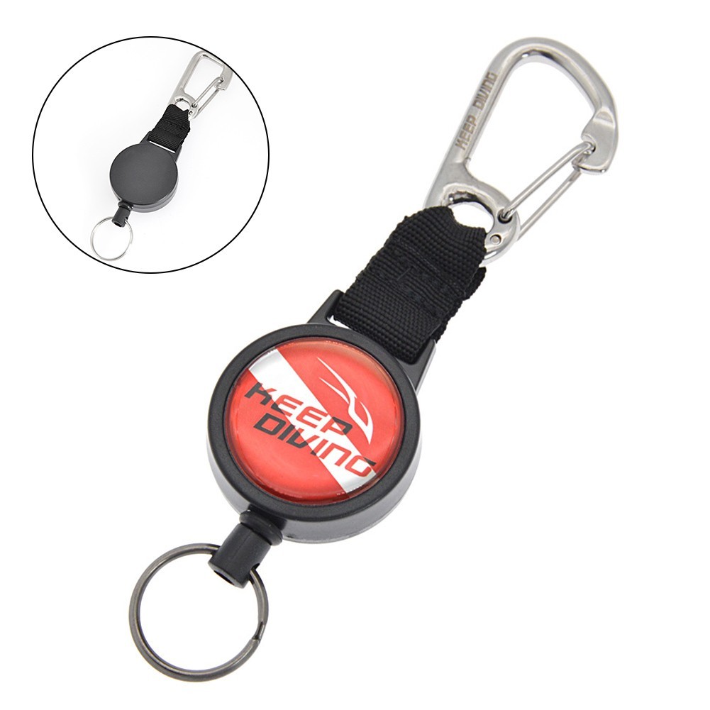 Key Chain Strap Adjustable Diving Telescopic for miss Rope