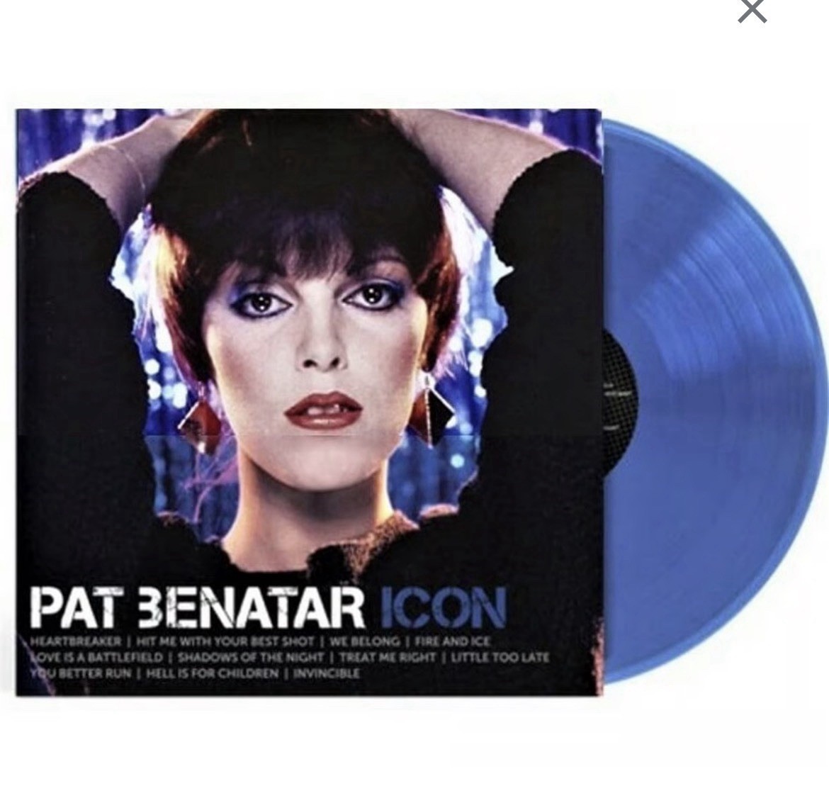 Pat Benatar ICON (Greatest Hits) Limited Edition BLUE Vinyl LP Record Ships Now!