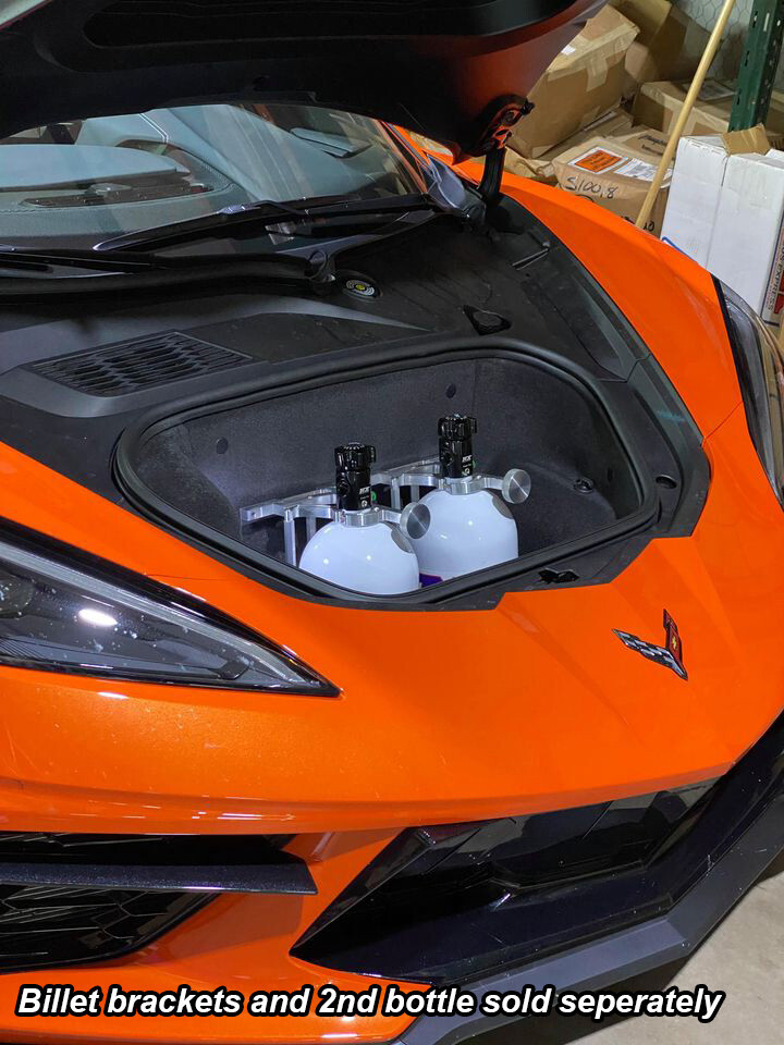 20962-10 Nitrous Express Nitrous Plate System for LT2 C8 Corvette - 10 lb Bottle