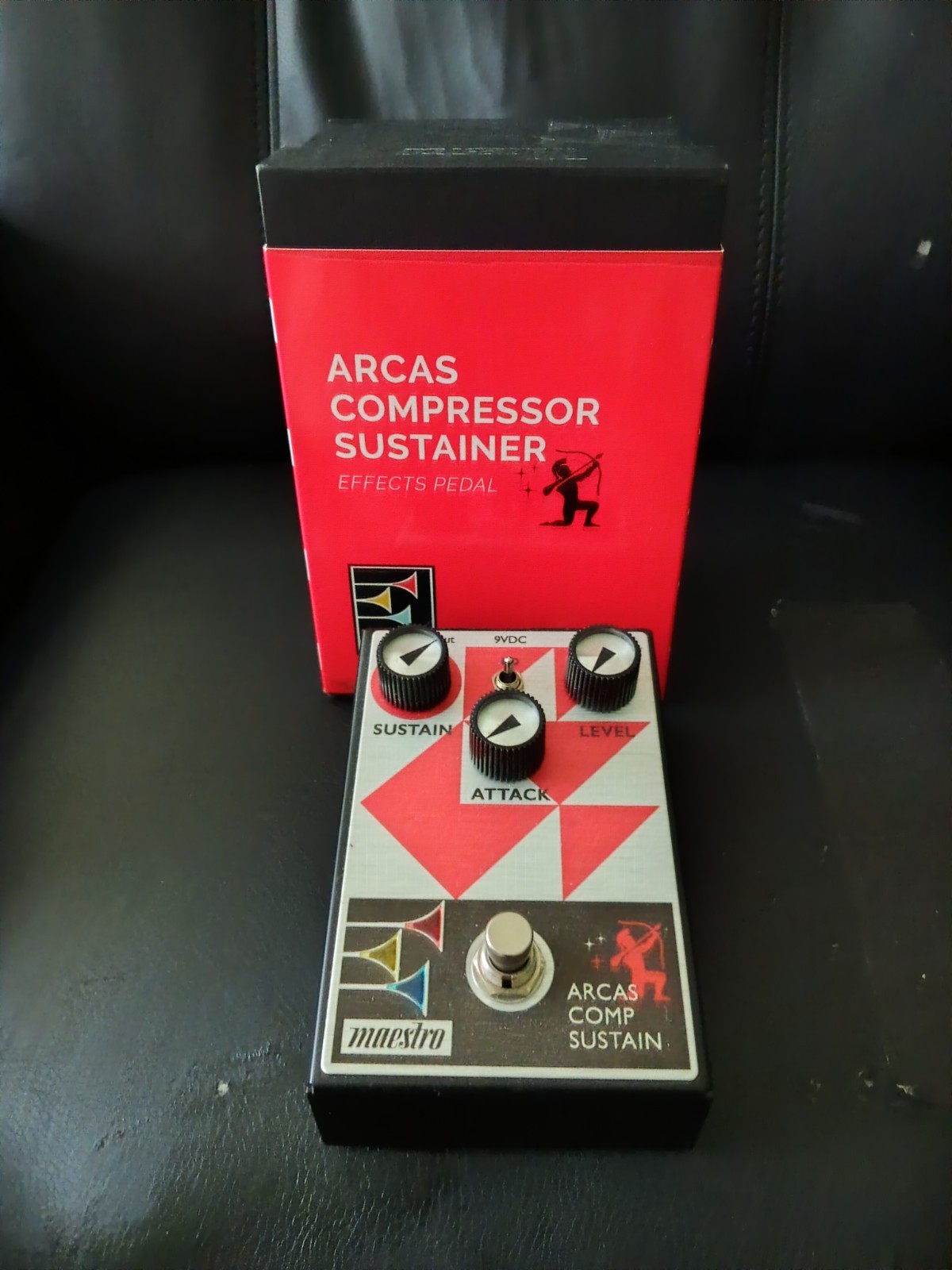 Maestro Arcas Compressor Sustainer Analog Effects Pedal for Electric Guitar
