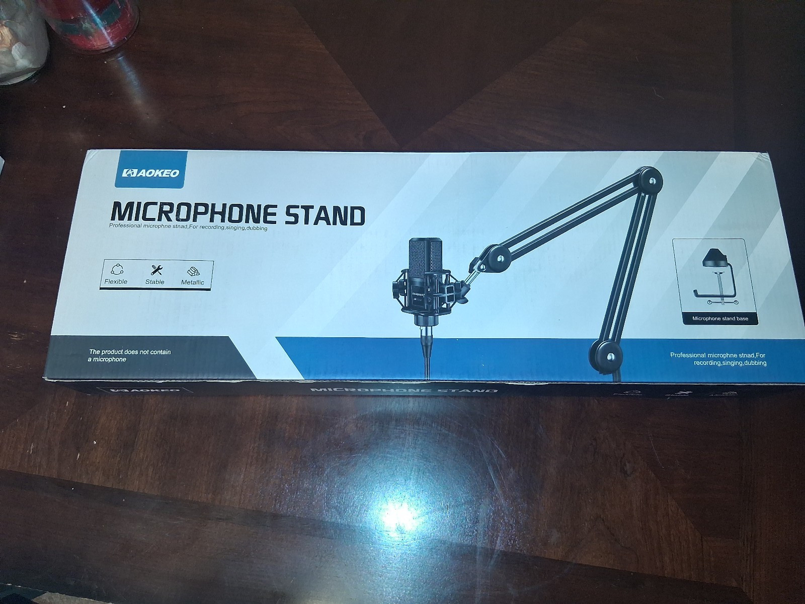 AOKEO AK-36  Professional Metal Microphone Stand New Flexible Stable Metallic
