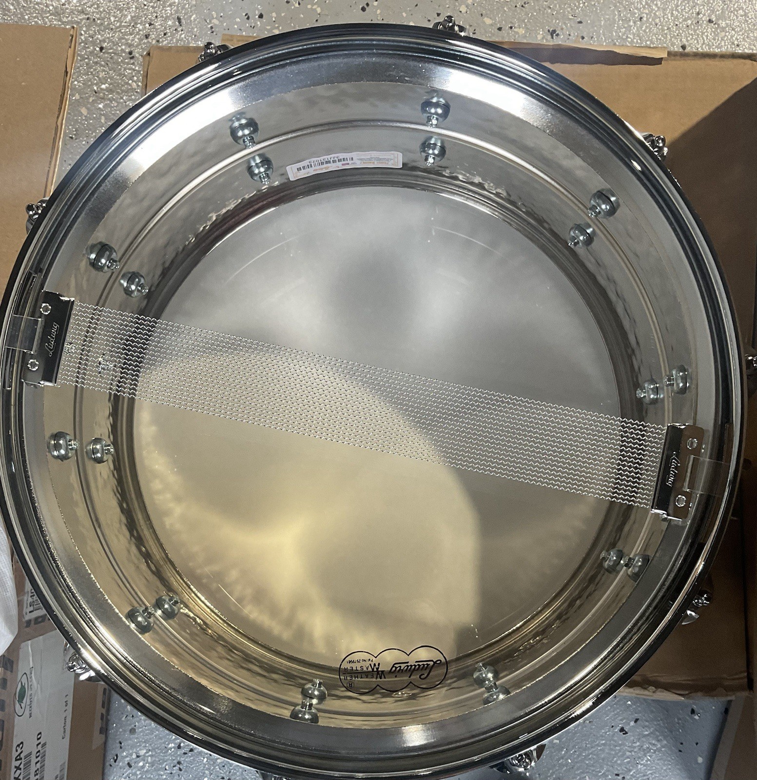 Ludwig 14x6.5 Supraphonic Hammered Snare Drum LM402K
