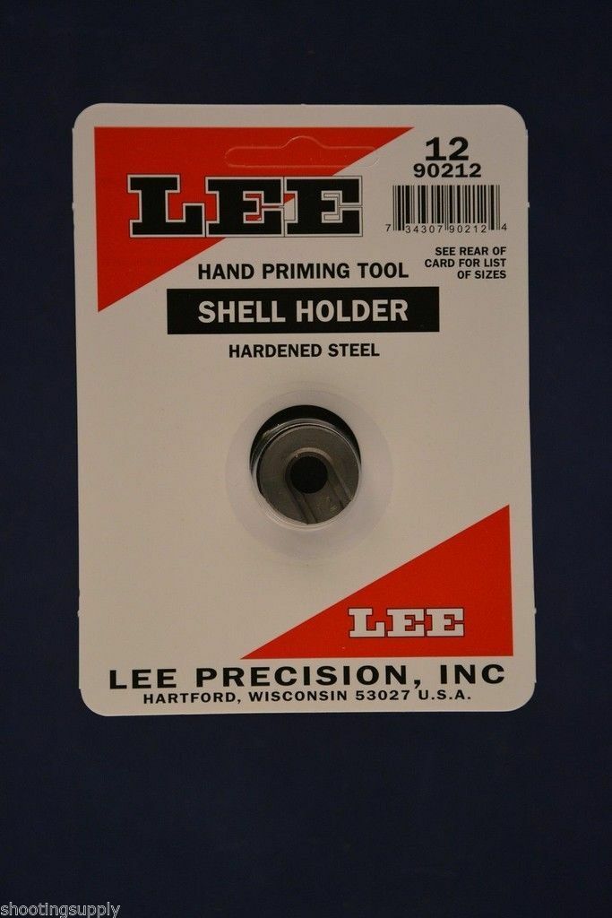 LEE 90212 Hand Priming Tool Shell Holder #12 New in Package #90212