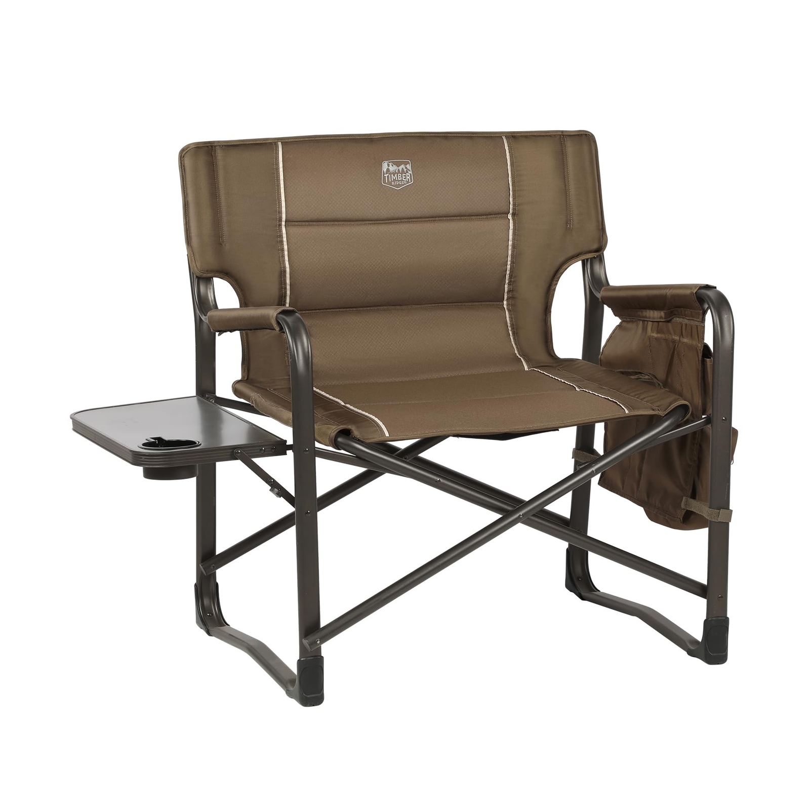 TIMBER RIDGE XXL Upgraded Oversized Directors Chairs with Foldable Side Table...