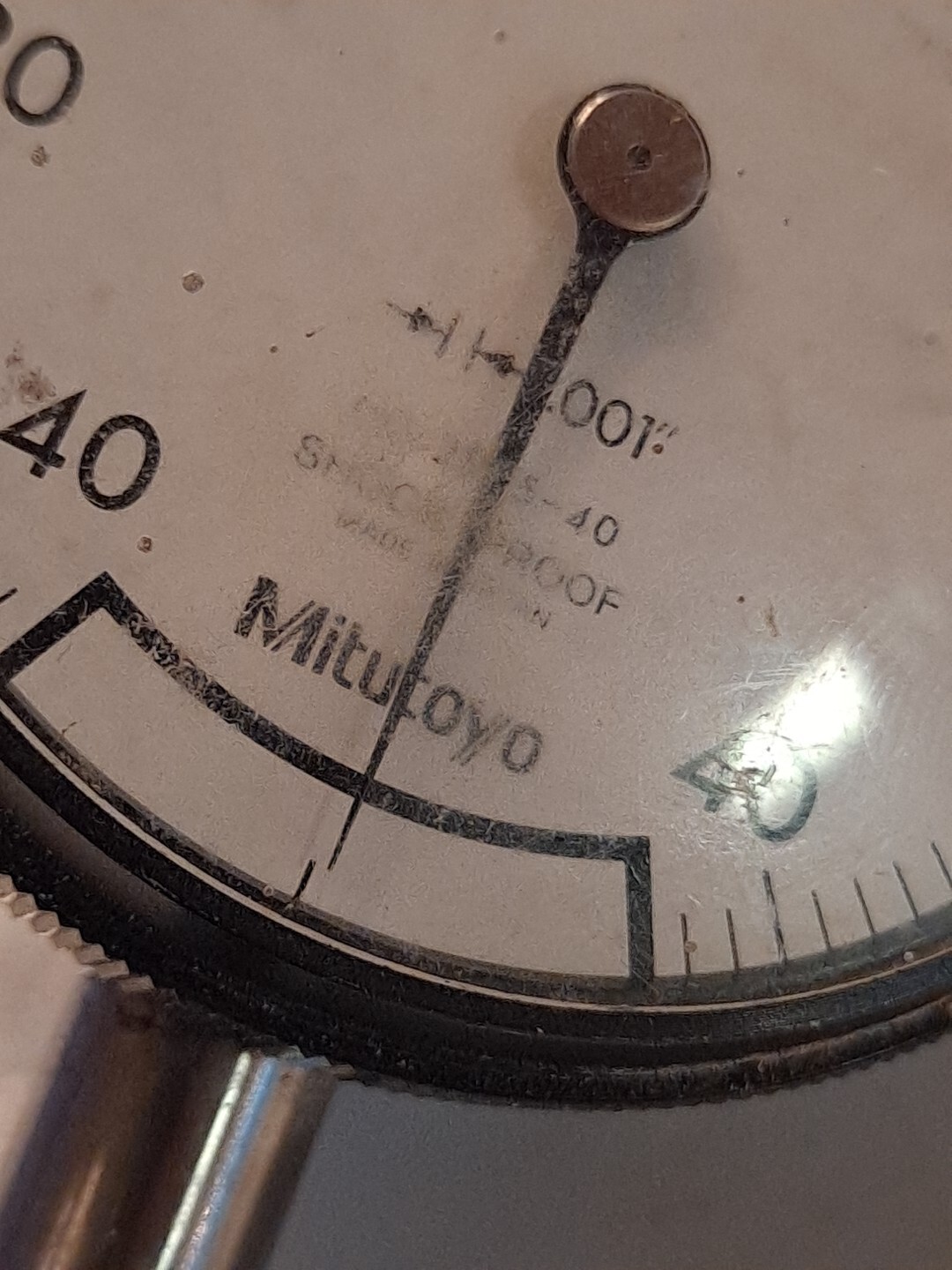 Mitutoyo Dial Indicator 2945-40 -+.04" (No Case)