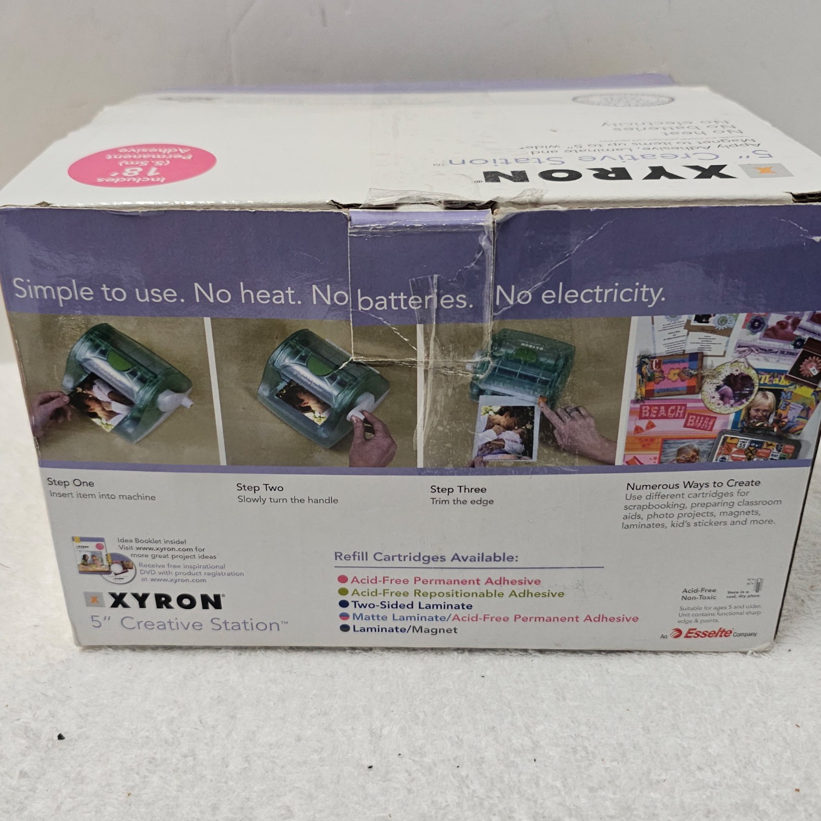 Xyron 5" Creative Station Machine – Original Box & Paperwork