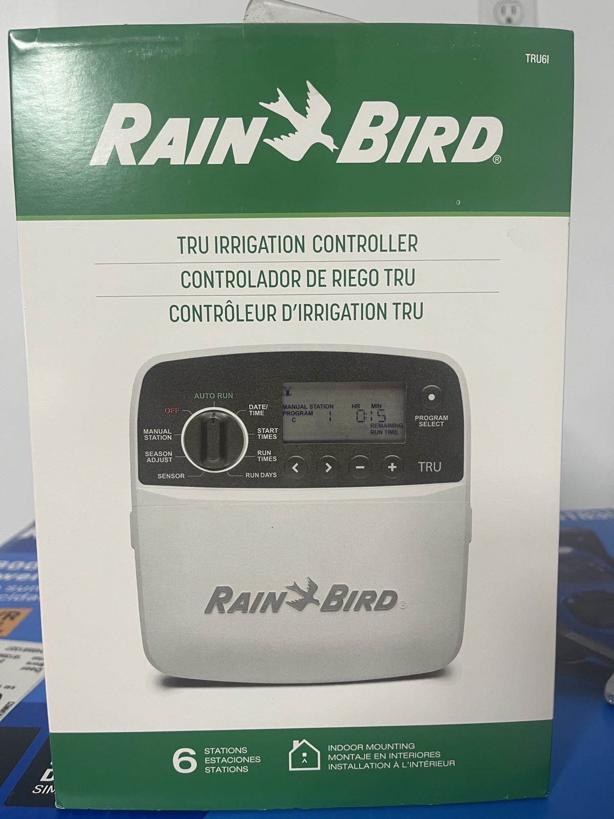 Rain Bird TRU61 TRU Irrigation Controller Indoor Mounting 6-Stations