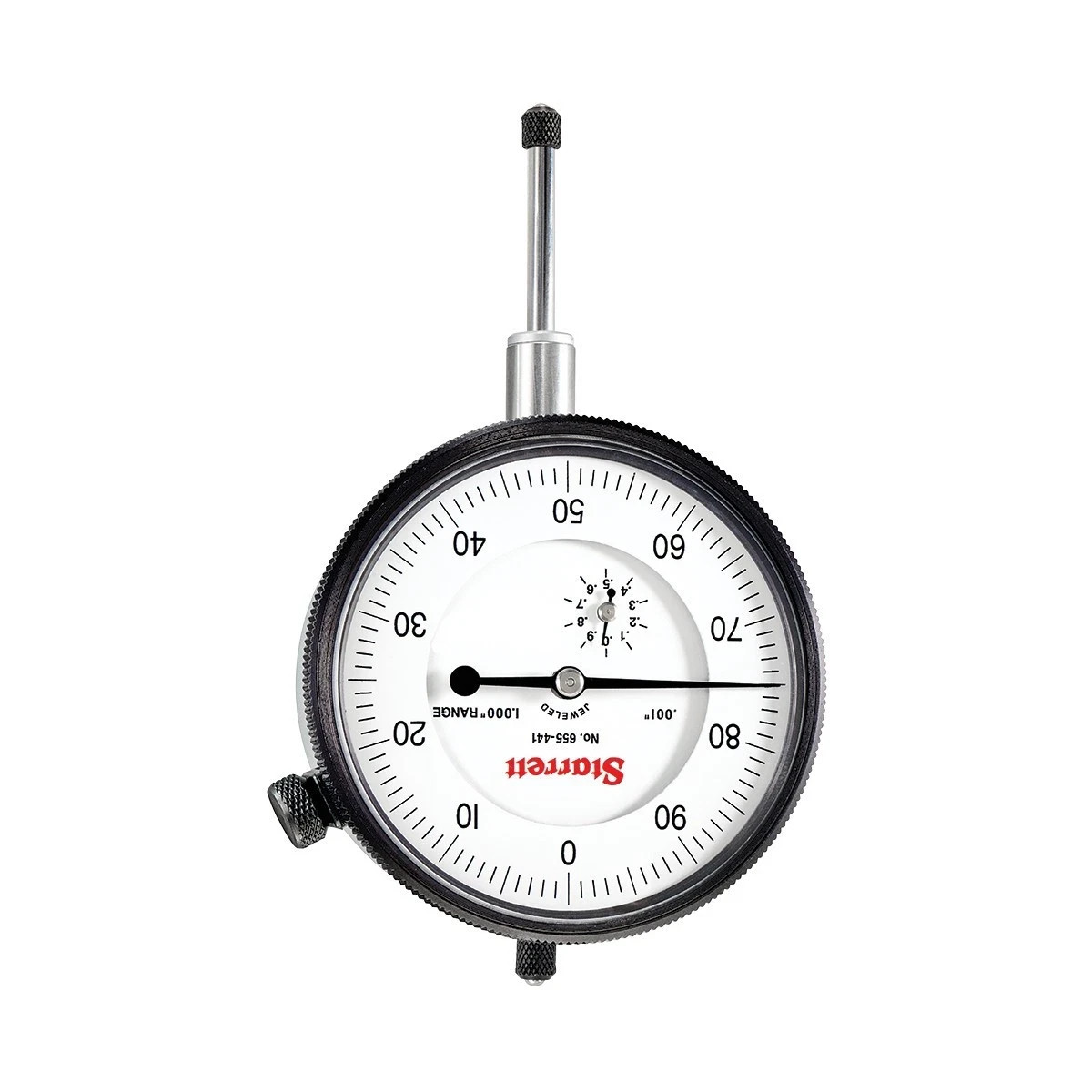 Starrett 655-441J Dial Indicator 0-1.000" Range, 0-100
