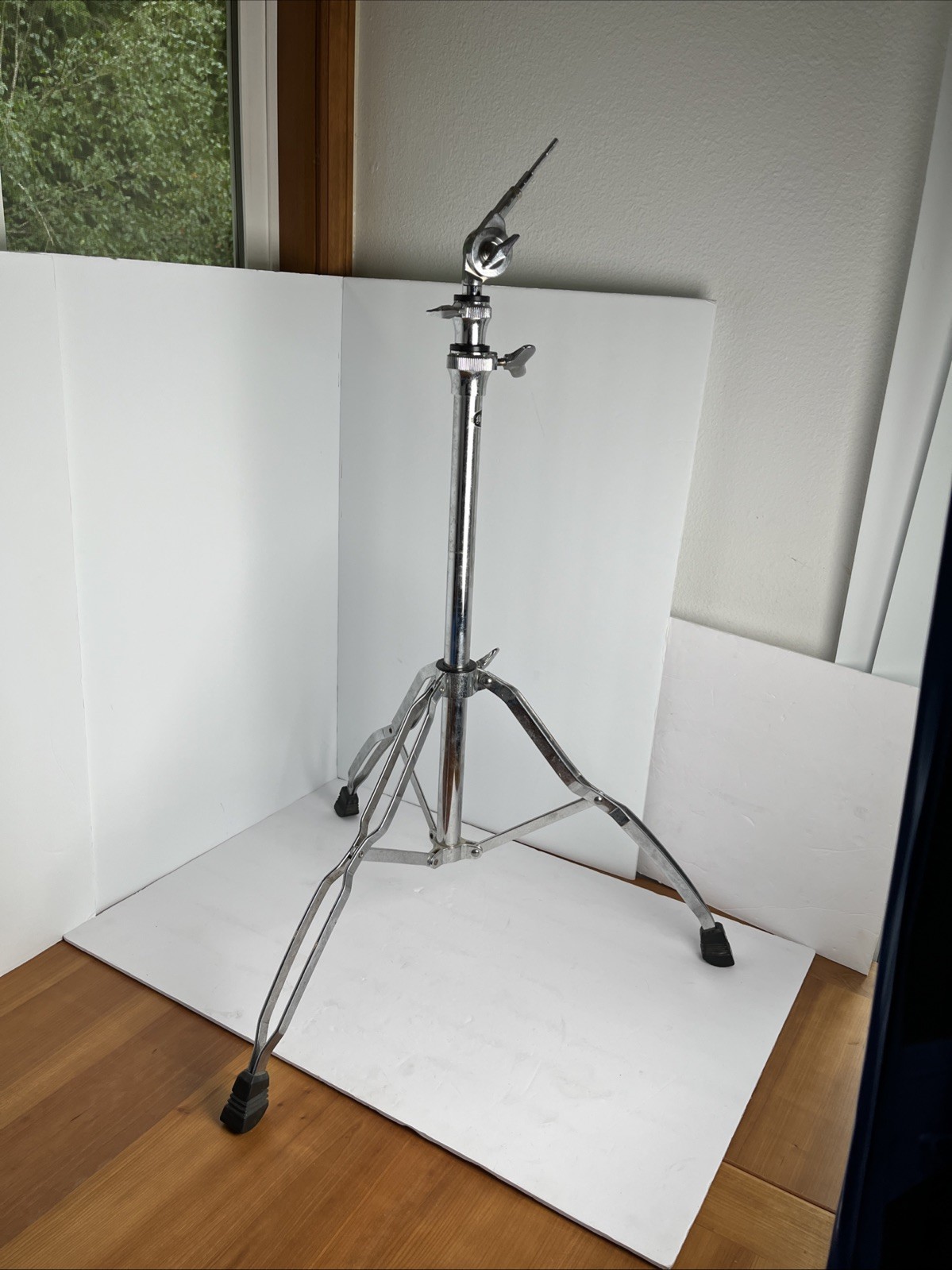 Vintage King Star Cymbal Stand Heavy Duty & Well Made Cool V-knobs 60s 70s RARE!