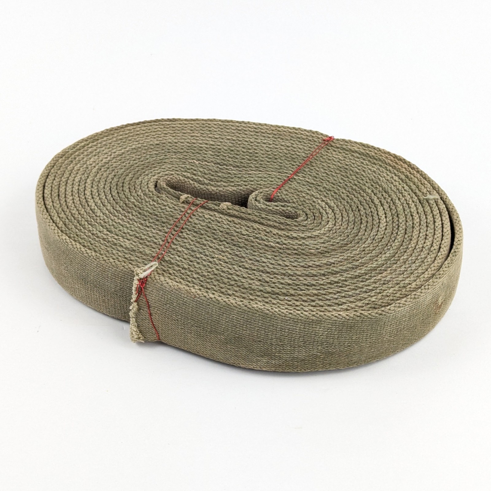 Vintage Roll Military Strapping / Webbing ( Belts , Helmets , Field Bags , Etc )