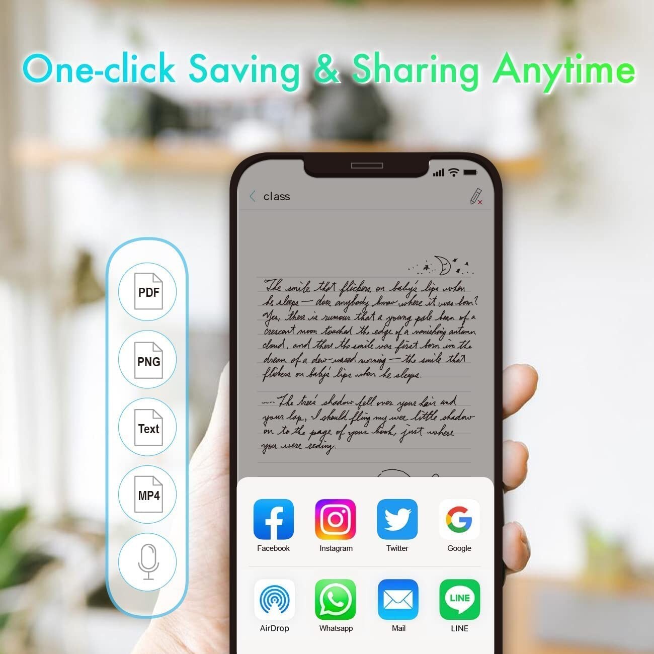 OPHAYA Smart Pen+Notebook+Tablet, Digitize Handwriting, Bluetooth Real Time Sync
