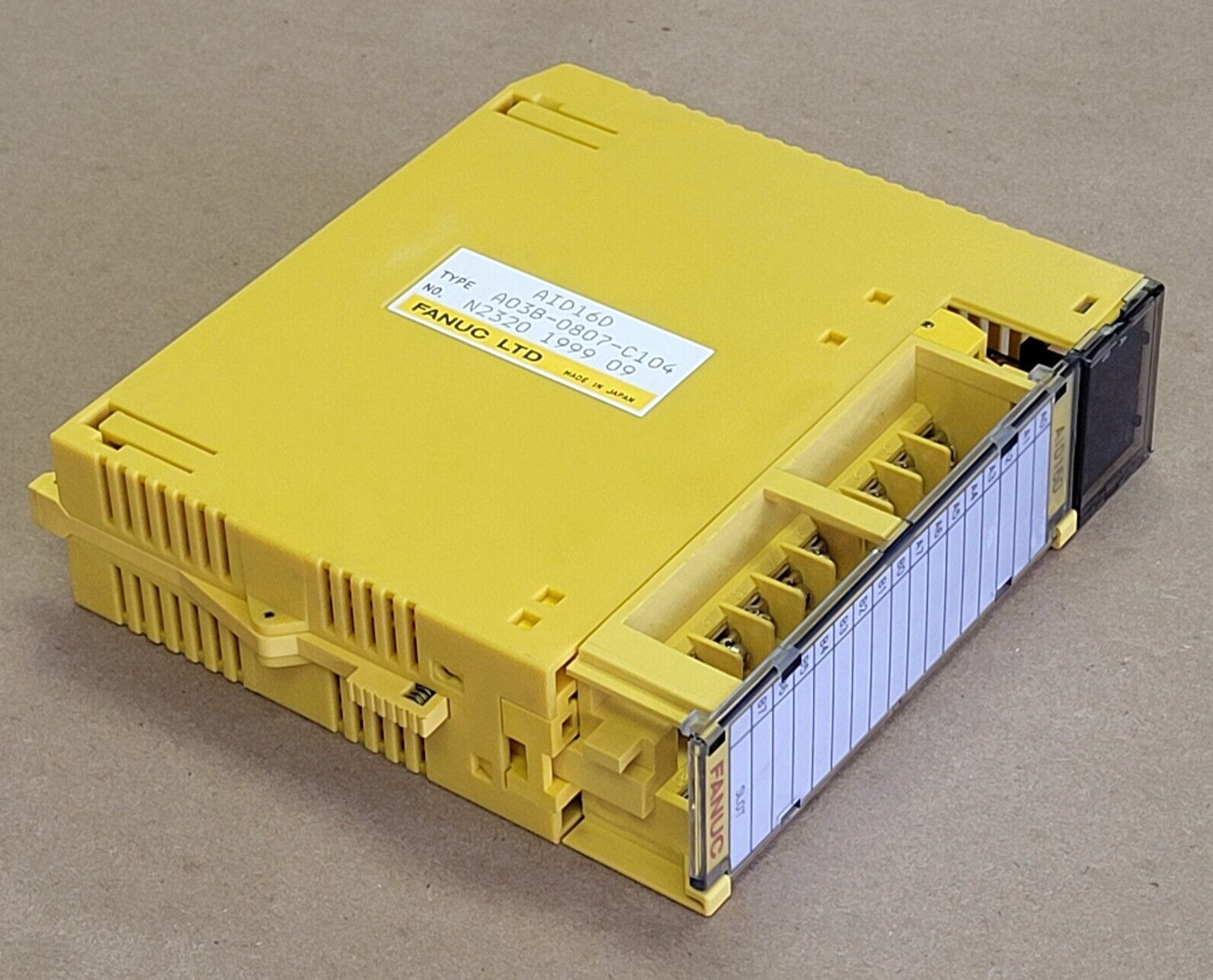 FANUC INPUT MODULE TYPE A03B-0807-C104 AID16D