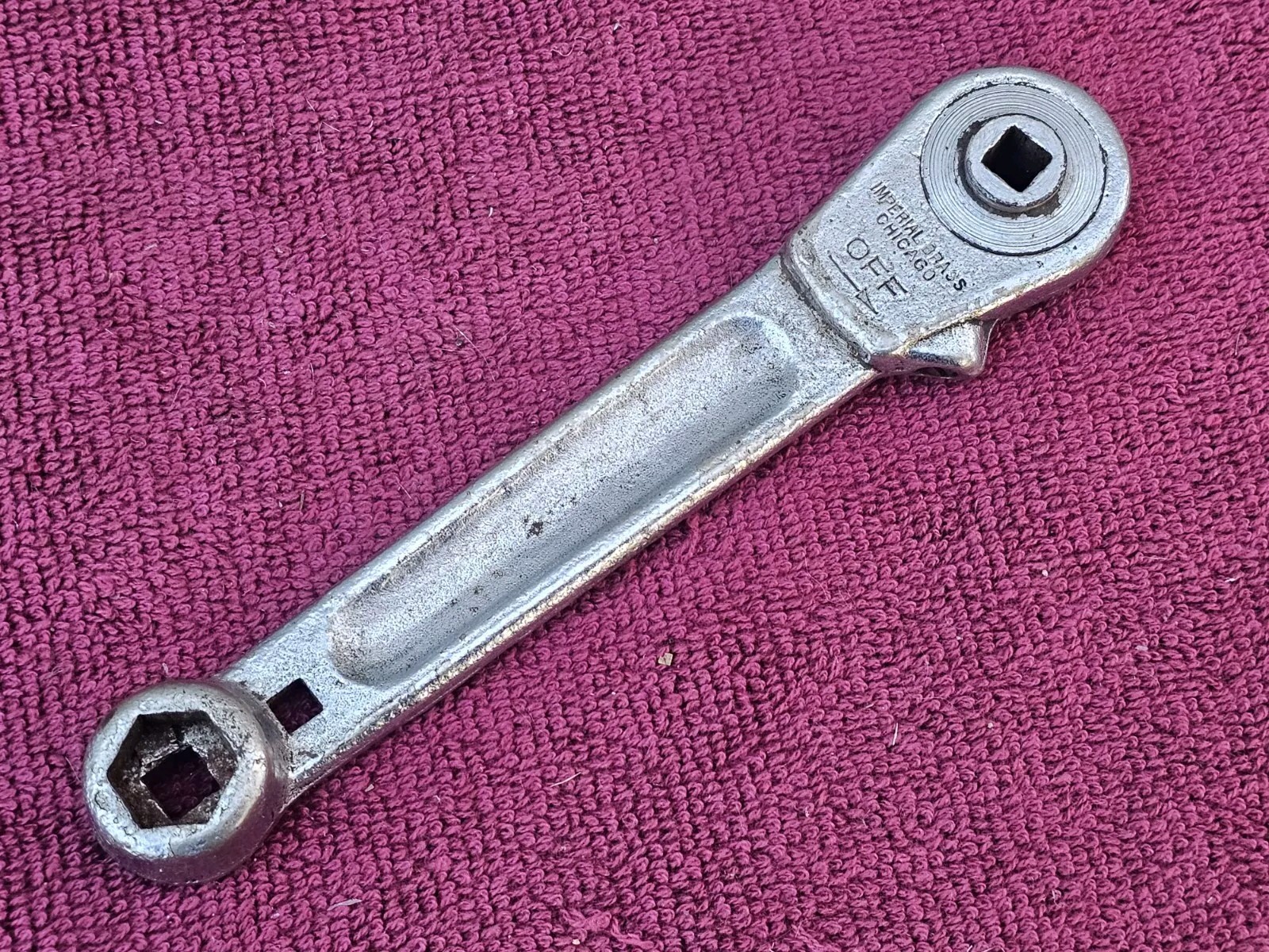 Vintage Imperial Brass Refrigeration Ratchet 123c USA Made