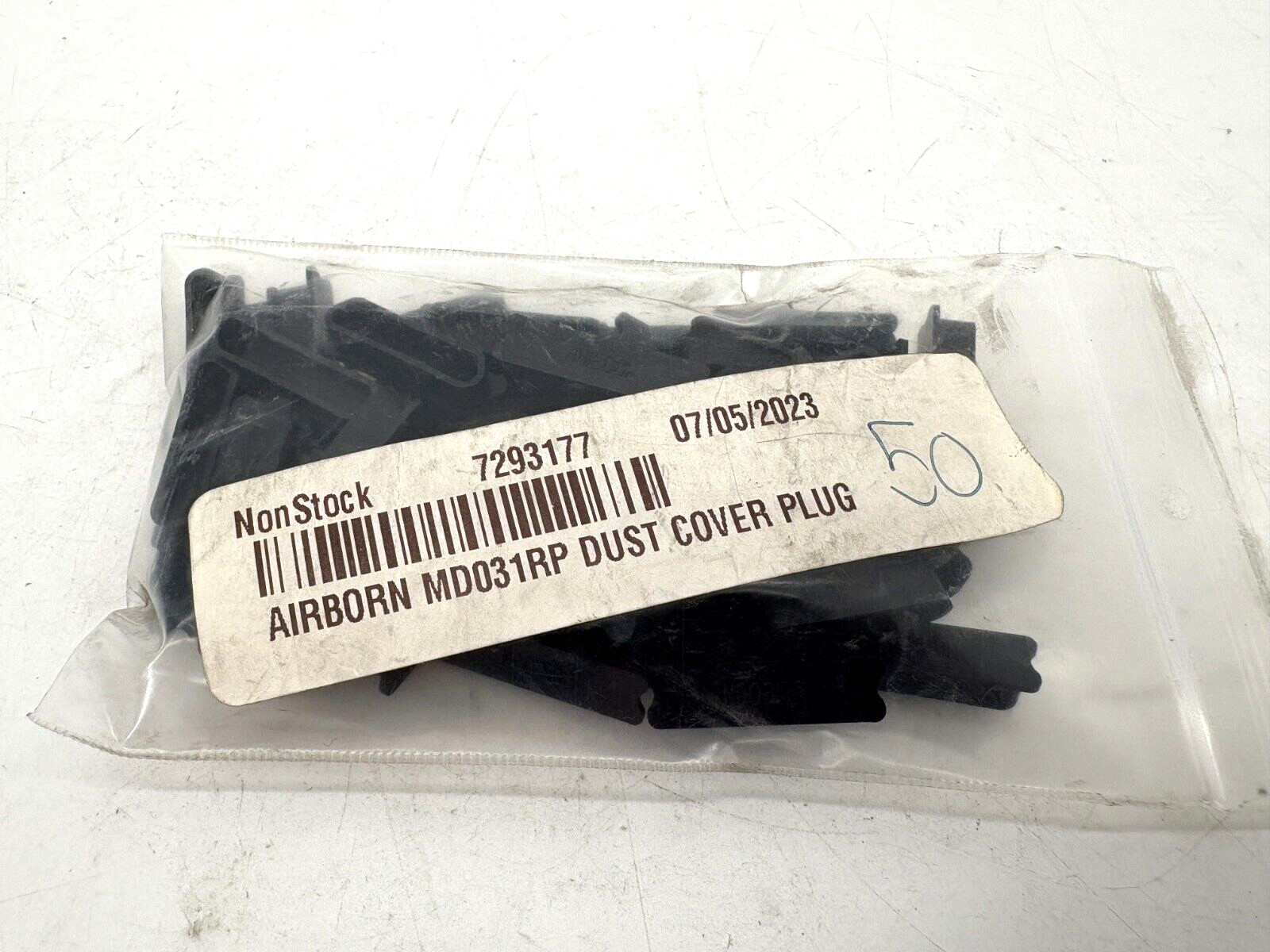 Lot of 50 New AirBorn MD031RP Dust Cover Plugs